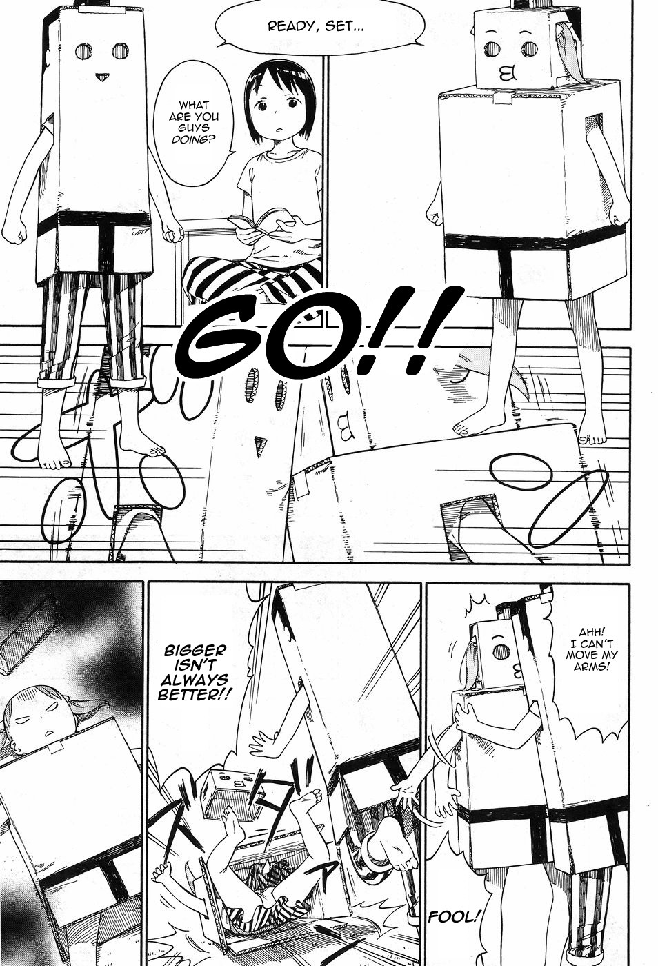 Ichigo Mashimaro Chapter 75 page 9 - Chapter 75: Paper Sumo