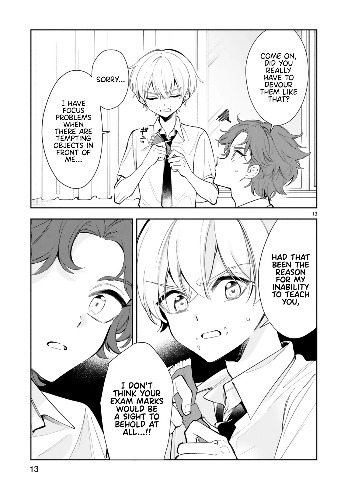 Ichijou-San Wa Kao Ni Deyasui Chapter 13 page 13 - Chapter 13