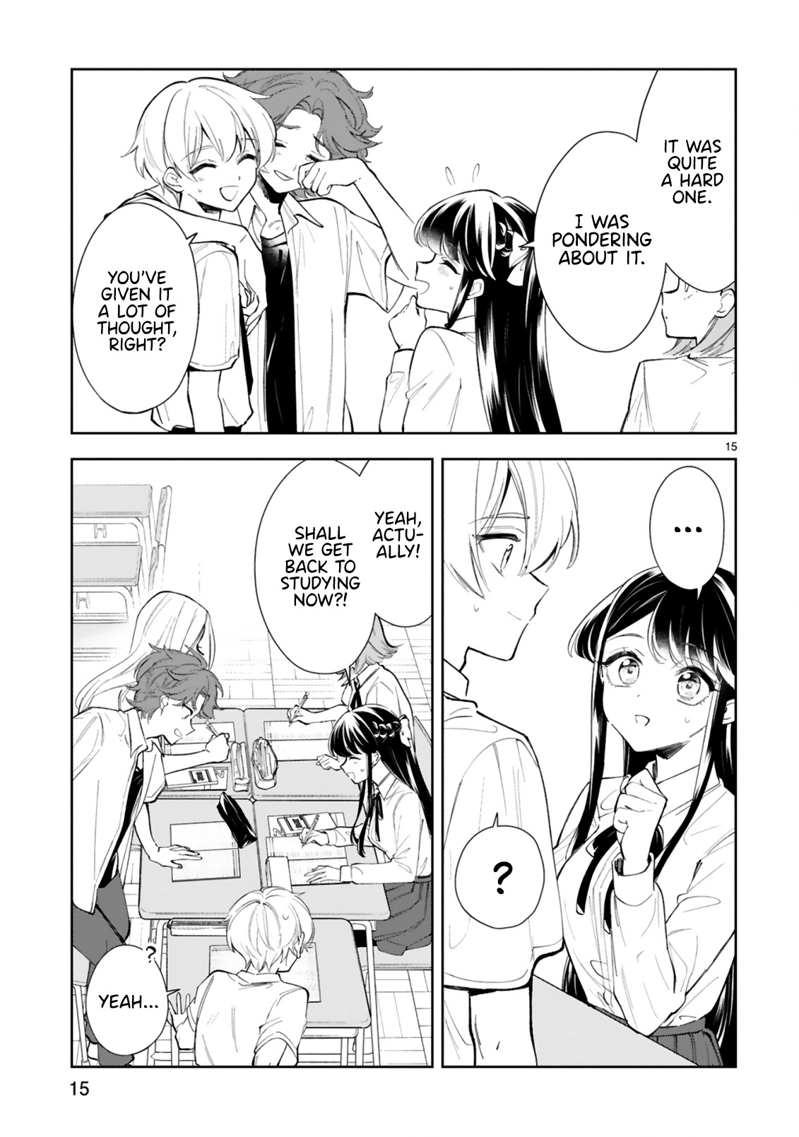 Ichijou-San Wa Kao Ni Deyasui Chapter 13 page 15 - Chapter 13