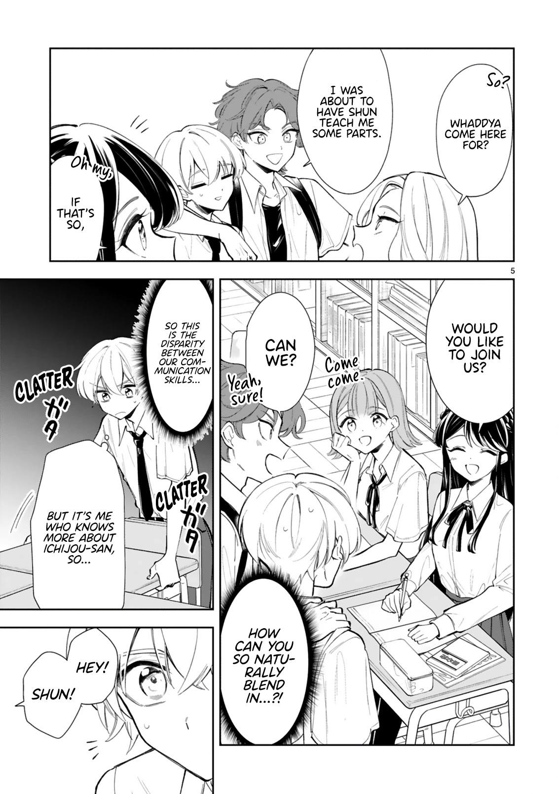 Ichijou-San Wa Kao Ni Deyasui Chapter 13 page 5 - Chapter 13