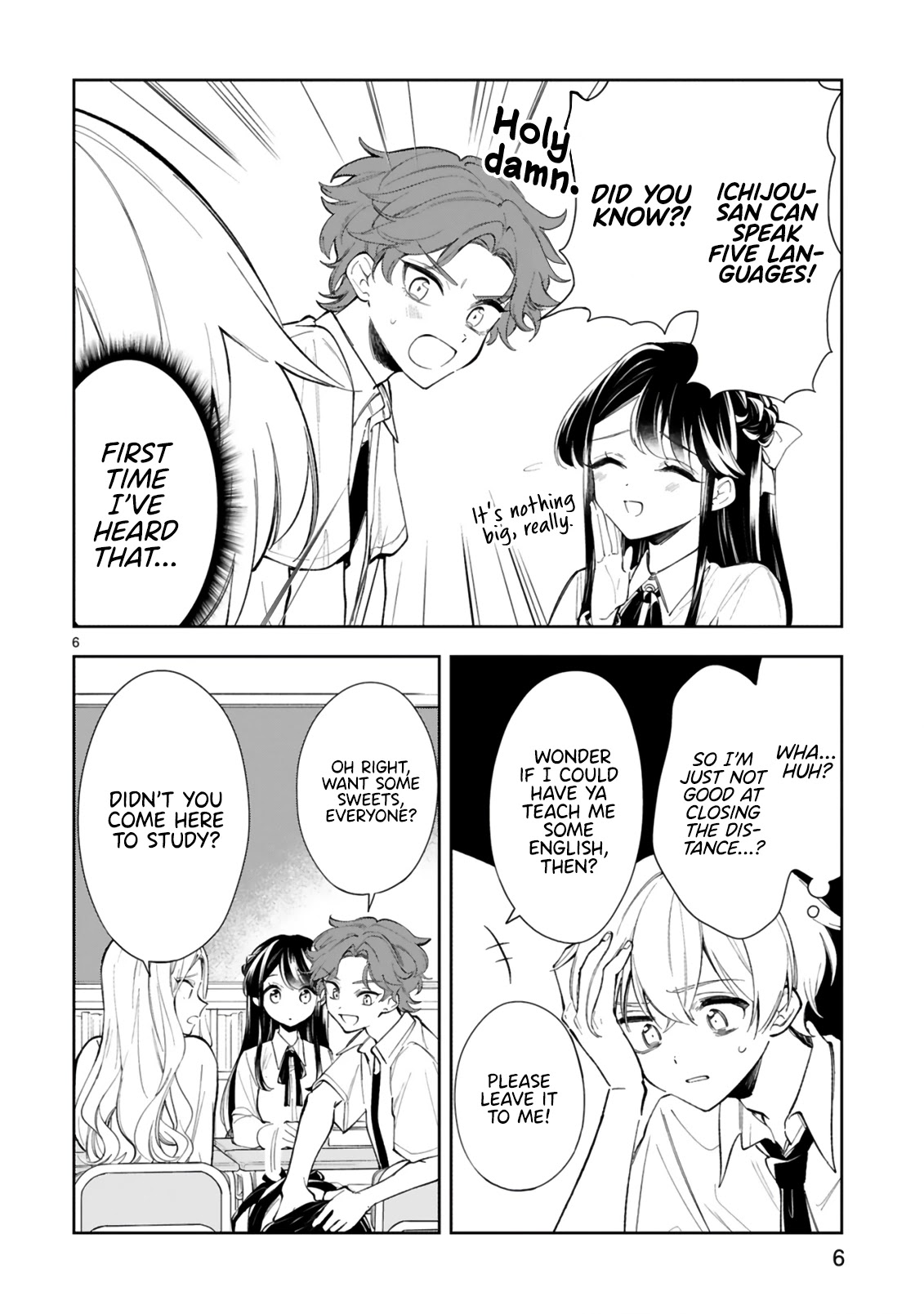 Ichijou-San Wa Kao Ni Deyasui Chapter 13 page 6 - Chapter 13