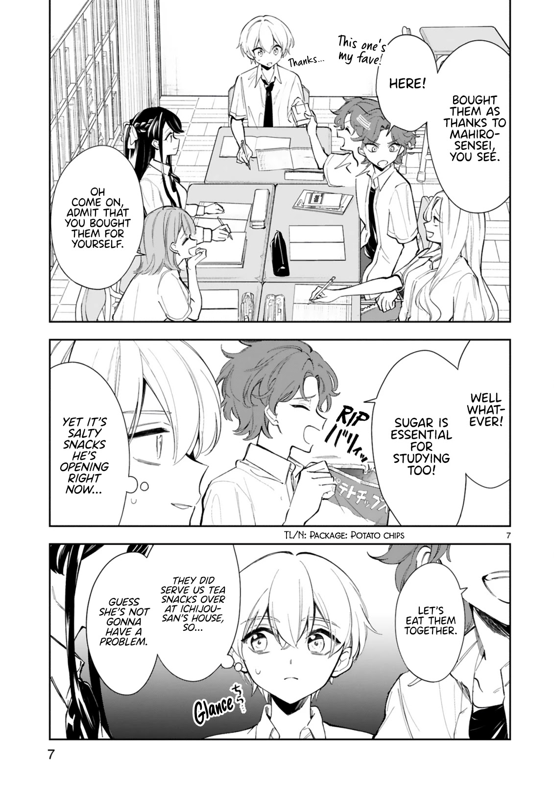 Ichijou-San Wa Kao Ni Deyasui Chapter 13 page 7 - Chapter 13