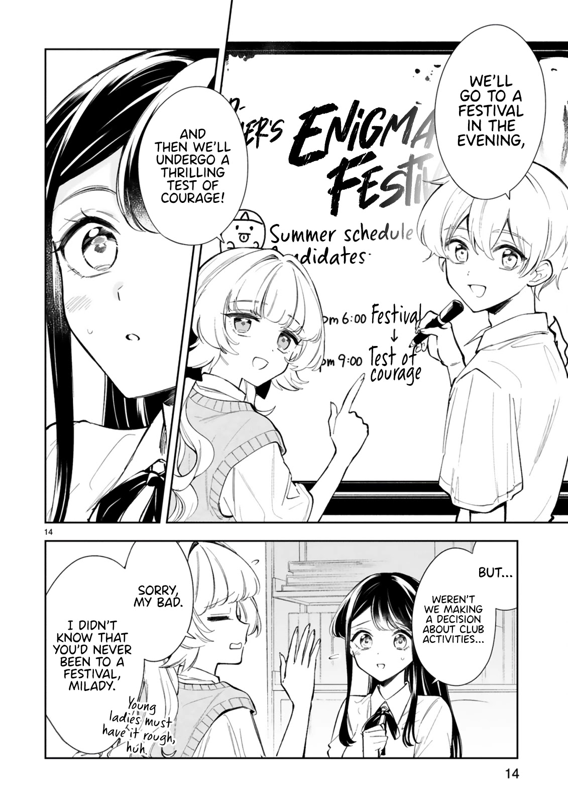 Ichijou-San Wa Kao Ni Deyasui Chapter 14 page 16 - Chapter 14