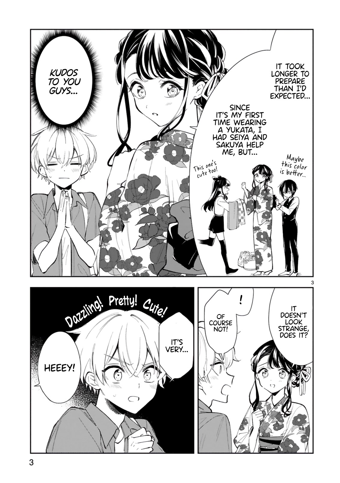 Ichijou-San Wa Kao Ni Deyasui Chapter 15.1 page 3 - Chapter 15.1