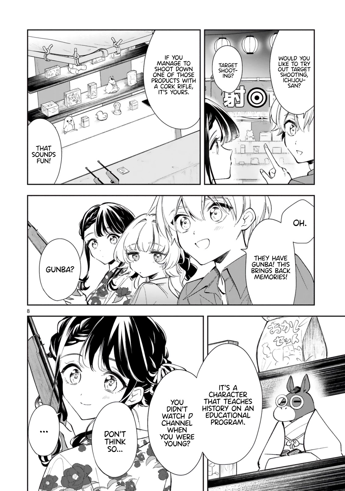 Ichijou-San Wa Kao Ni Deyasui Chapter 15.1 page 8 - Chapter 15.1