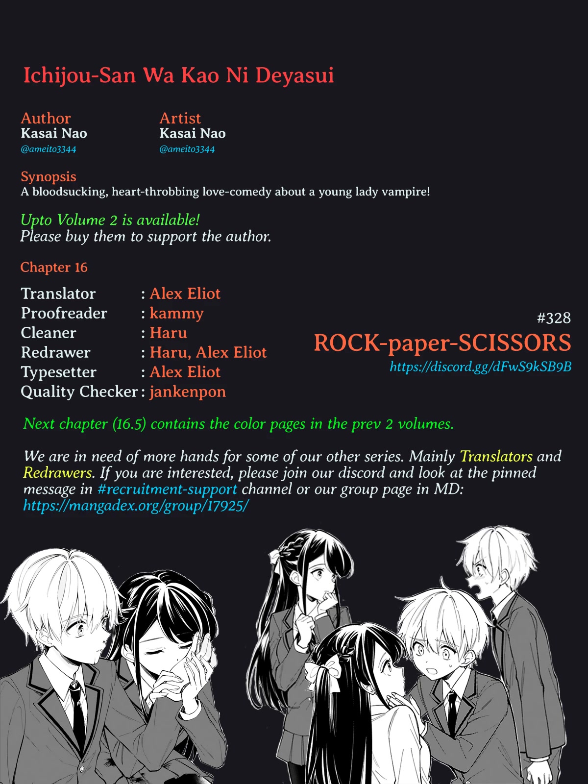 Ichijou-San Wa Kao Ni Deyasui Chapter 16 page 16 - Chapter 16