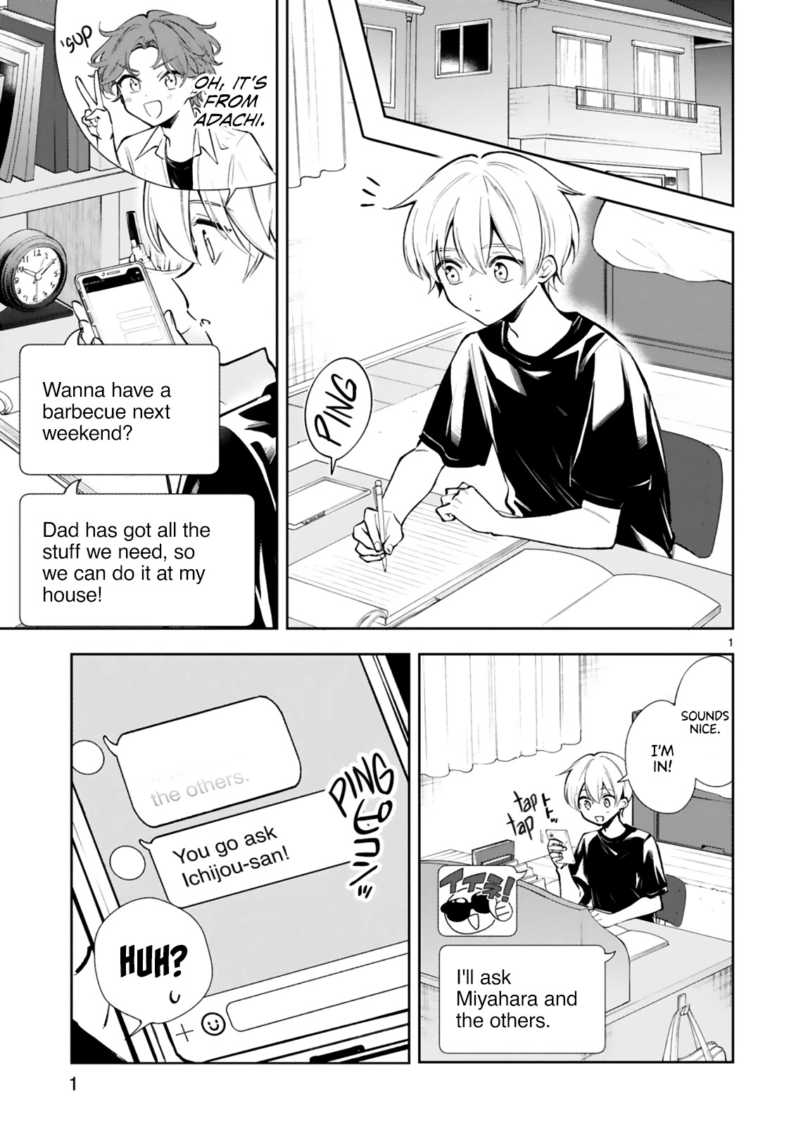 Ichijou-San Wa Kao Ni Deyasui Chapter 18 page 1 - Chapter 18