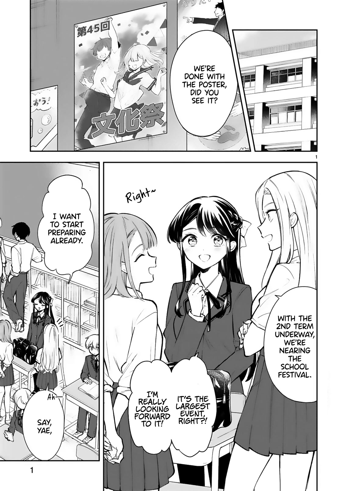 Ichijou-San Wa Kao Ni Deyasui Chapter 20 page 1 - Chapter 20