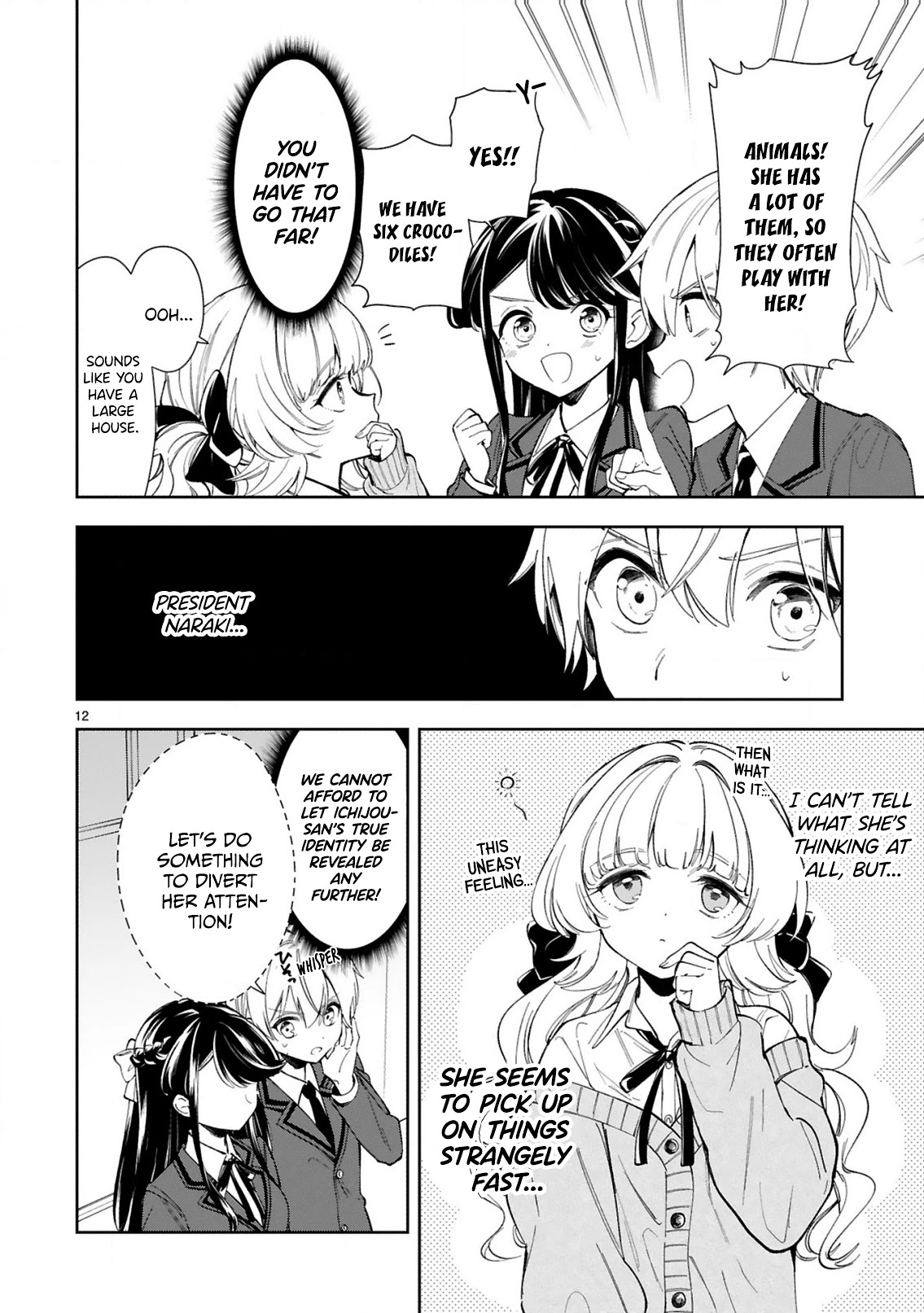 Ichijou-San Wa Kao Ni Deyasui Chapter 4 page 12 - Chapter 4