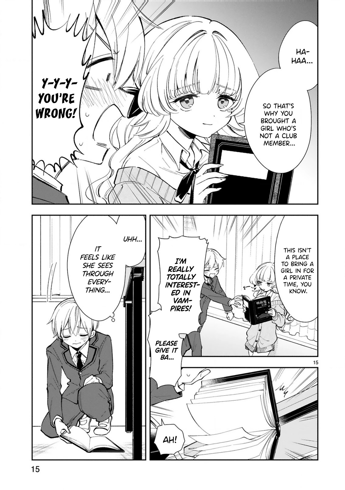 Ichijou-San Wa Kao Ni Deyasui Chapter 4 page 15 - Chapter 4