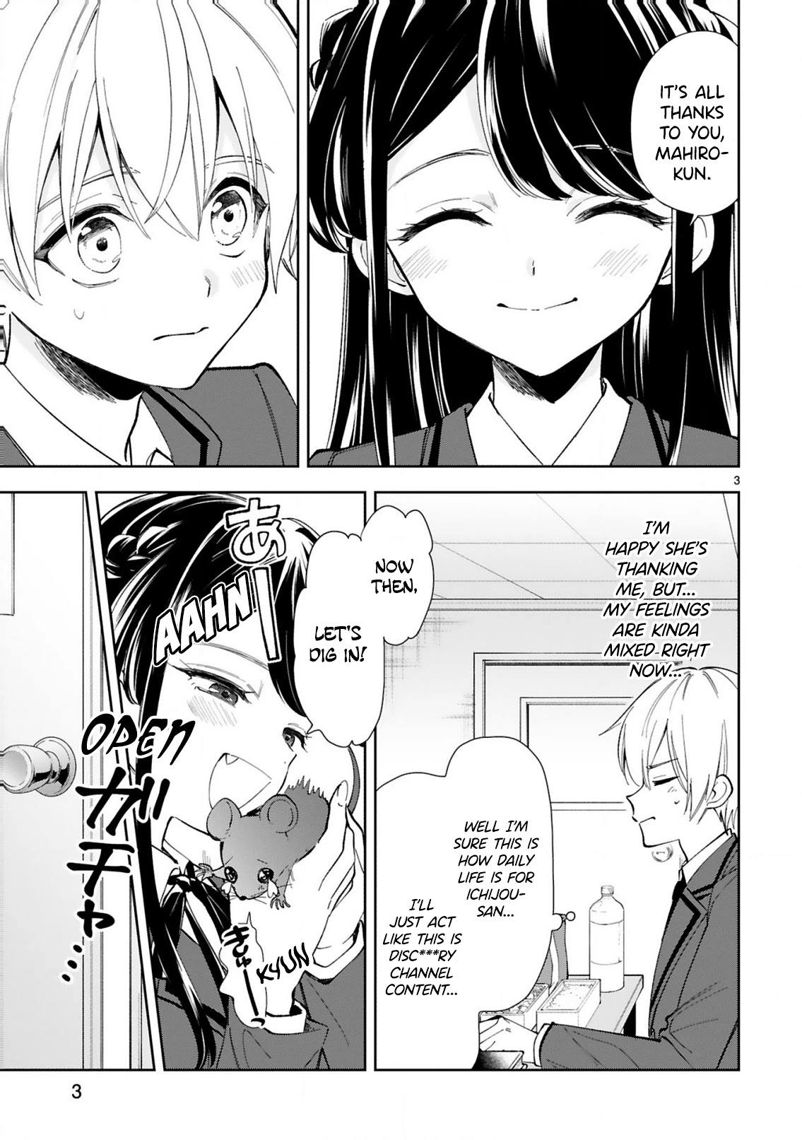 Ichijou-San Wa Kao Ni Deyasui Chapter 4 page 3 - Chapter 4