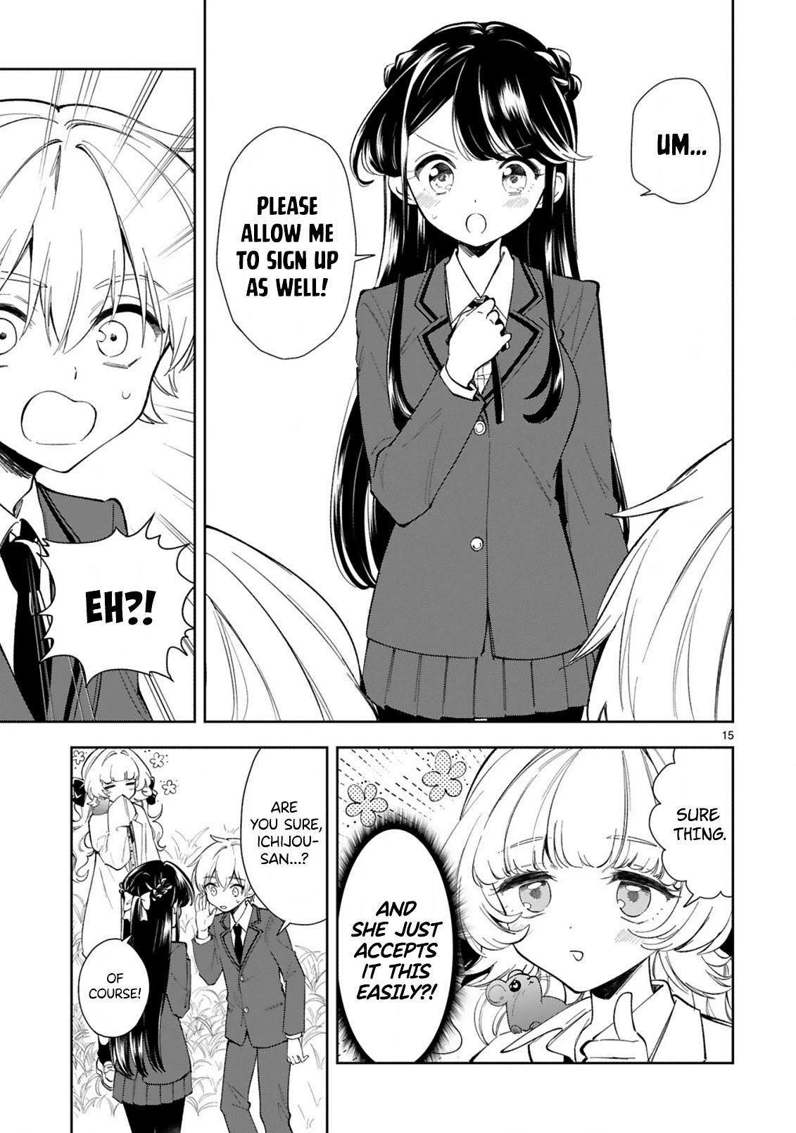 Ichijou-San Wa Kao Ni Deyasui Chapter 6 page 15 - Chapter 6