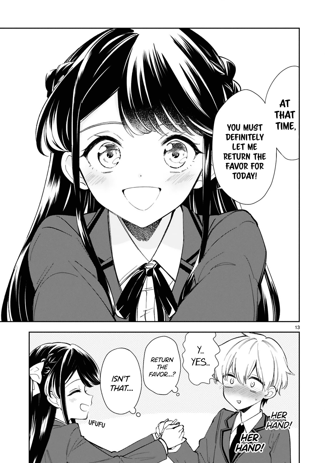 Ichijou-San Wa Kao Ni Deyasui Chapter 7 page 13 - Chapter 7