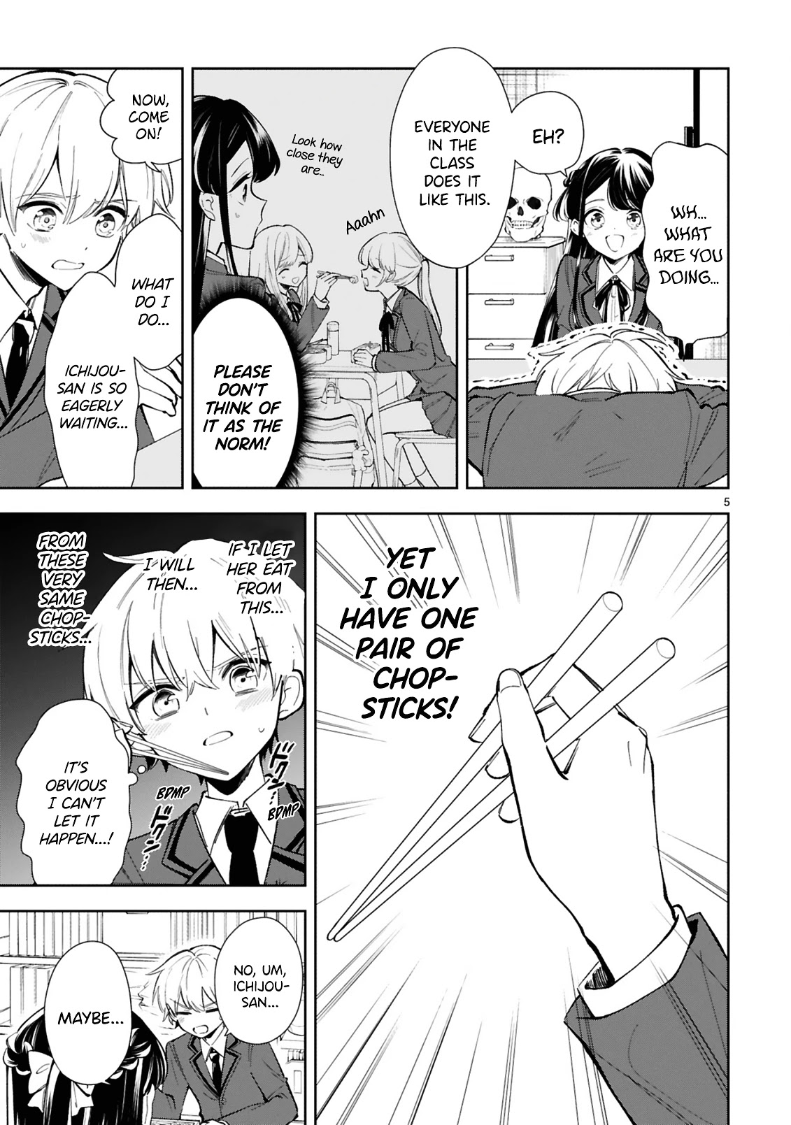 Ichijou-San Wa Kao Ni Deyasui Chapter 7 page 5 - Chapter 7