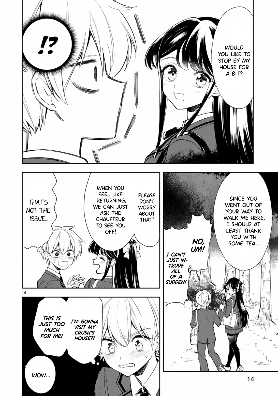 Ichijou-San Wa Kao Ni Deyasui Chapter 8 page 14 - Chapter 8