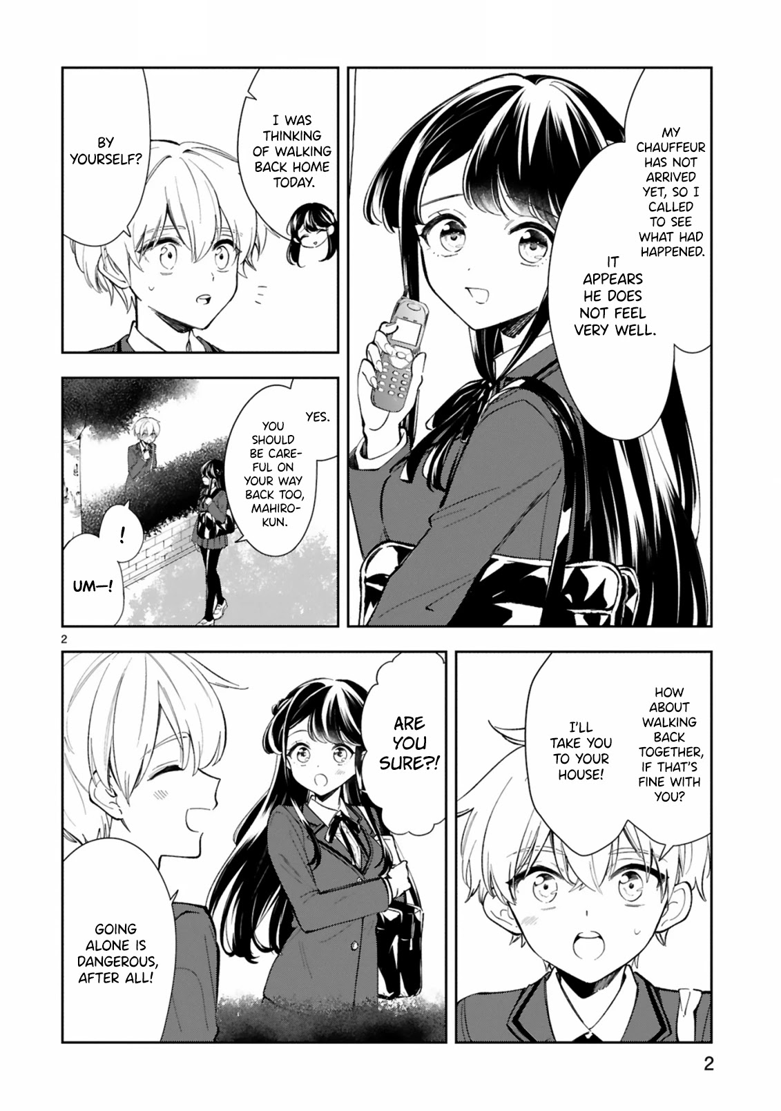 Ichijou-San Wa Kao Ni Deyasui Chapter 8 page 2 - Chapter 8
