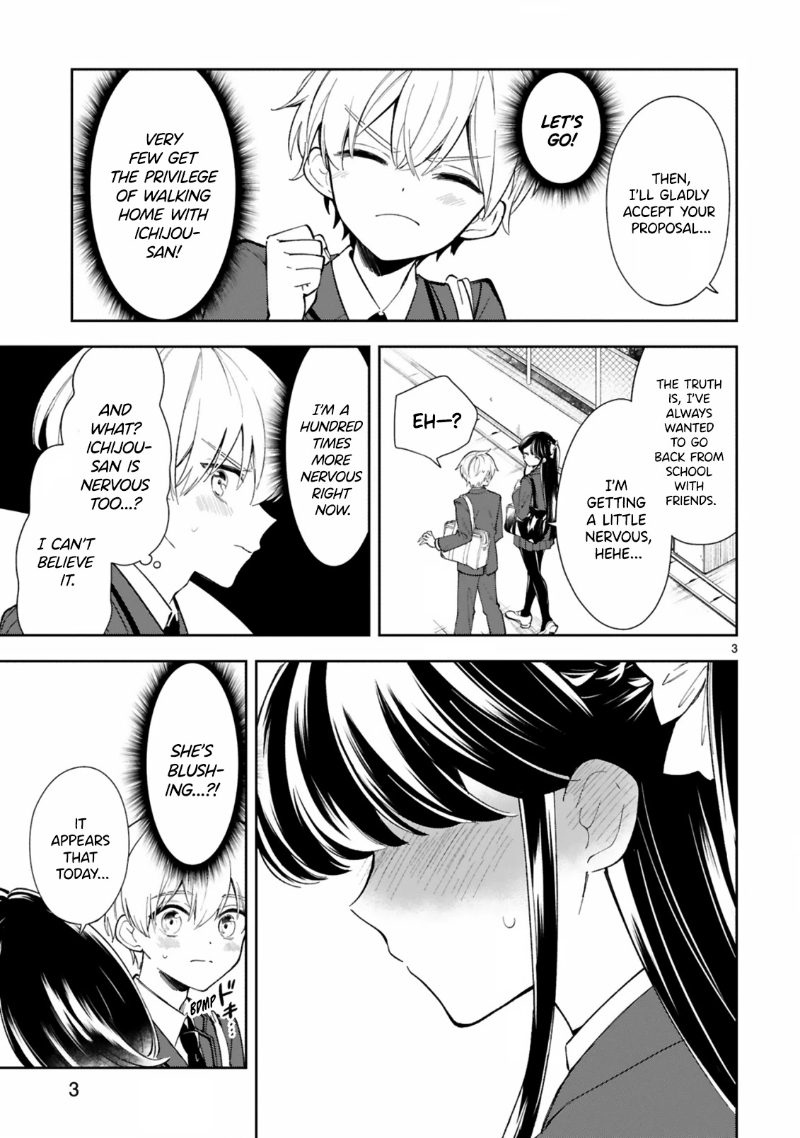 Ichijou-San Wa Kao Ni Deyasui Chapter 8 page 3 - Chapter 8