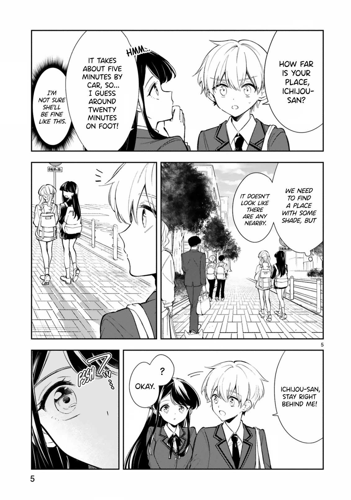 Ichijou-San Wa Kao Ni Deyasui Chapter 8 page 5 - Chapter 8