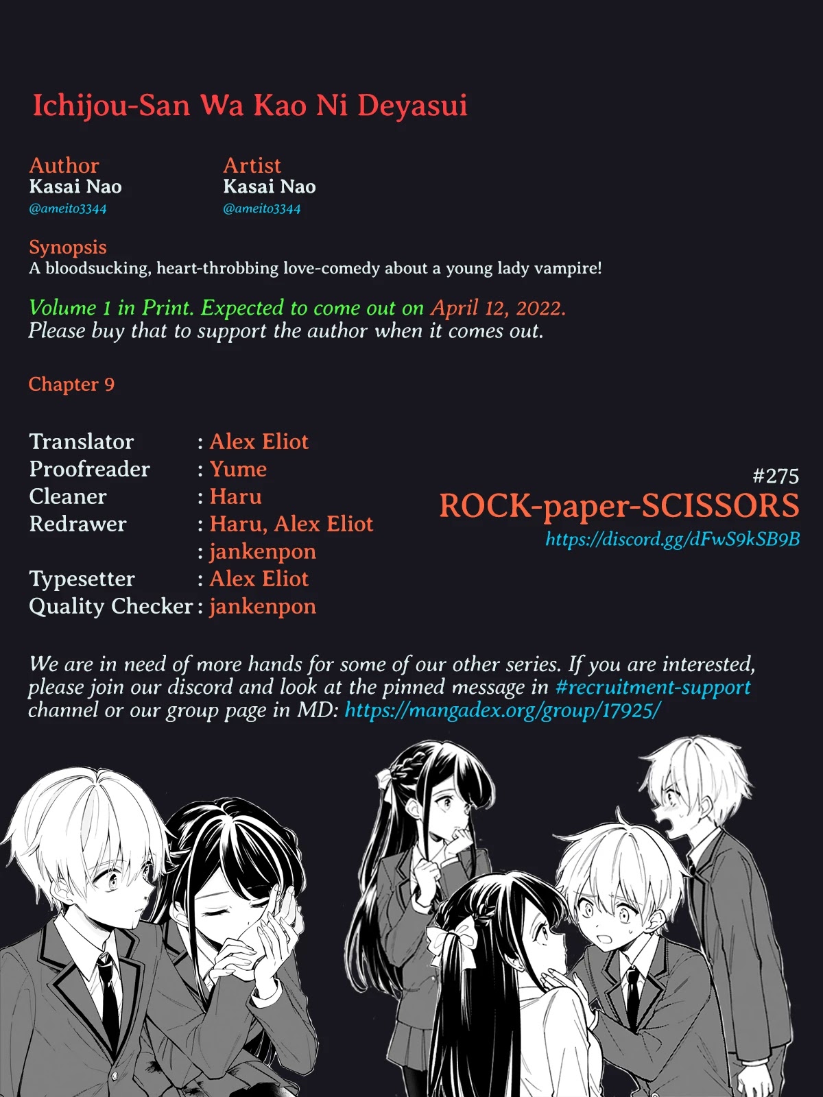 Ichijou-San Wa Kao Ni Deyasui Chapter 9 page 23 - Chapter 9