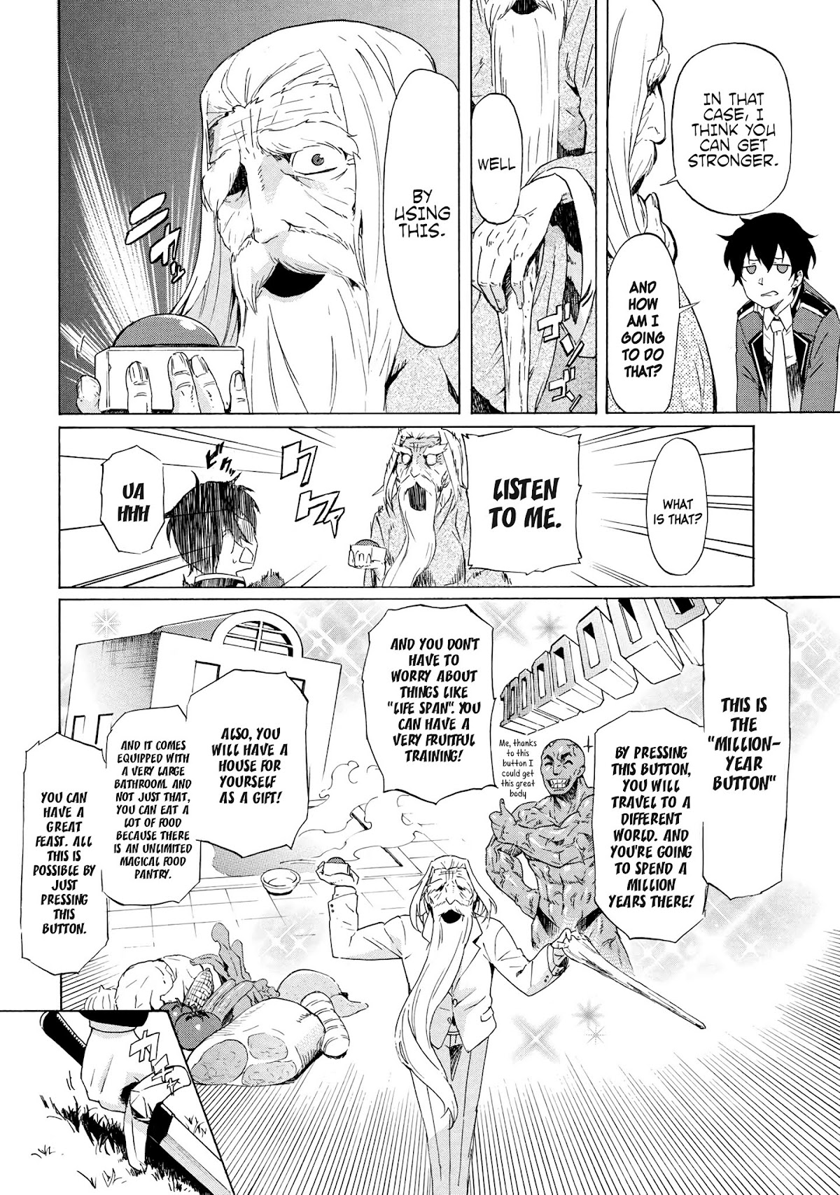 Ichioku-nen Button o Renda Shita Ore wa, Kizuitara Saikyou ni Natteita Chapter 1.1 page 21 - Chapter 1.1