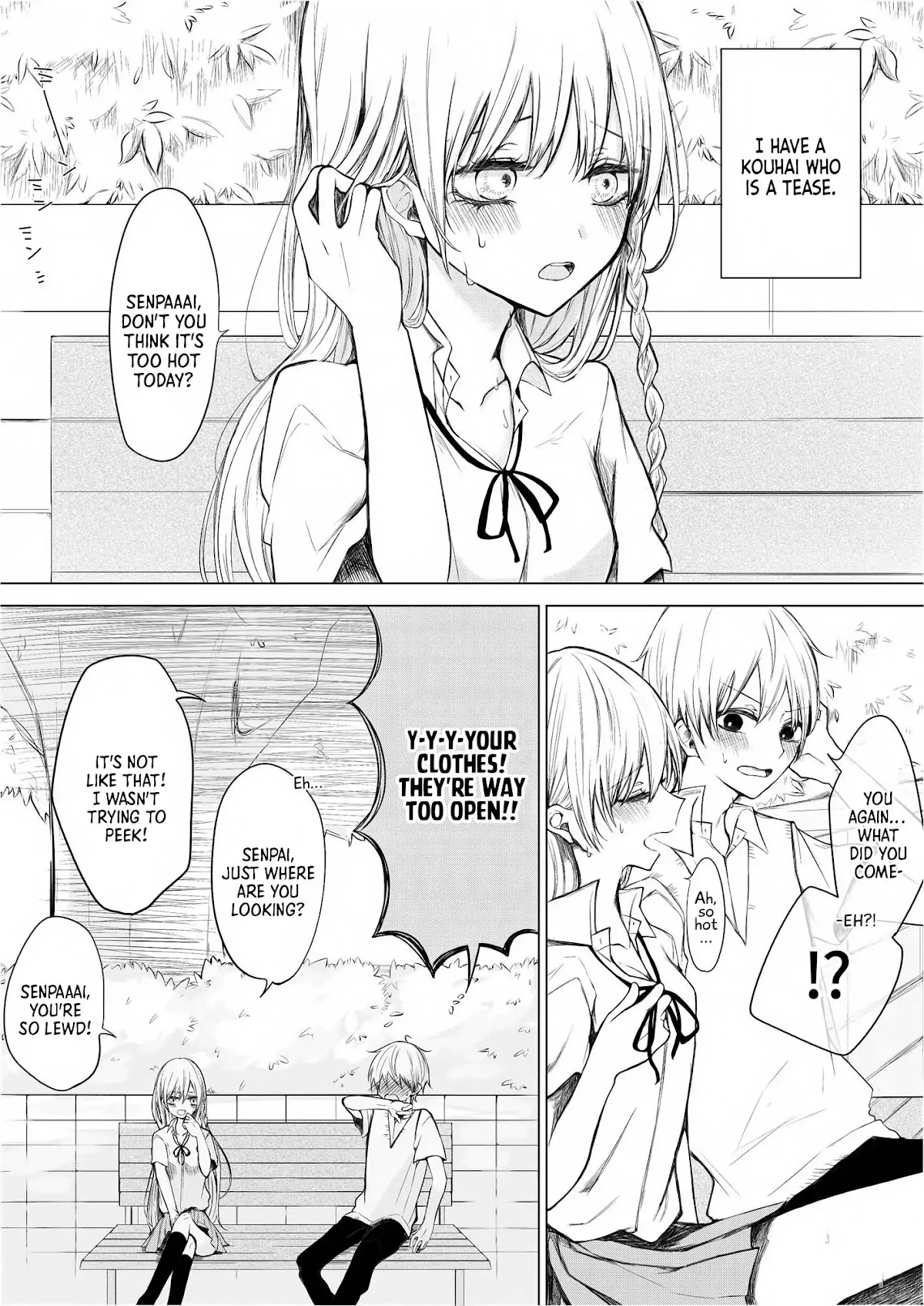 Ichizu de Bitch na Kouhai Chapter 1 page 1 - Chapter 1