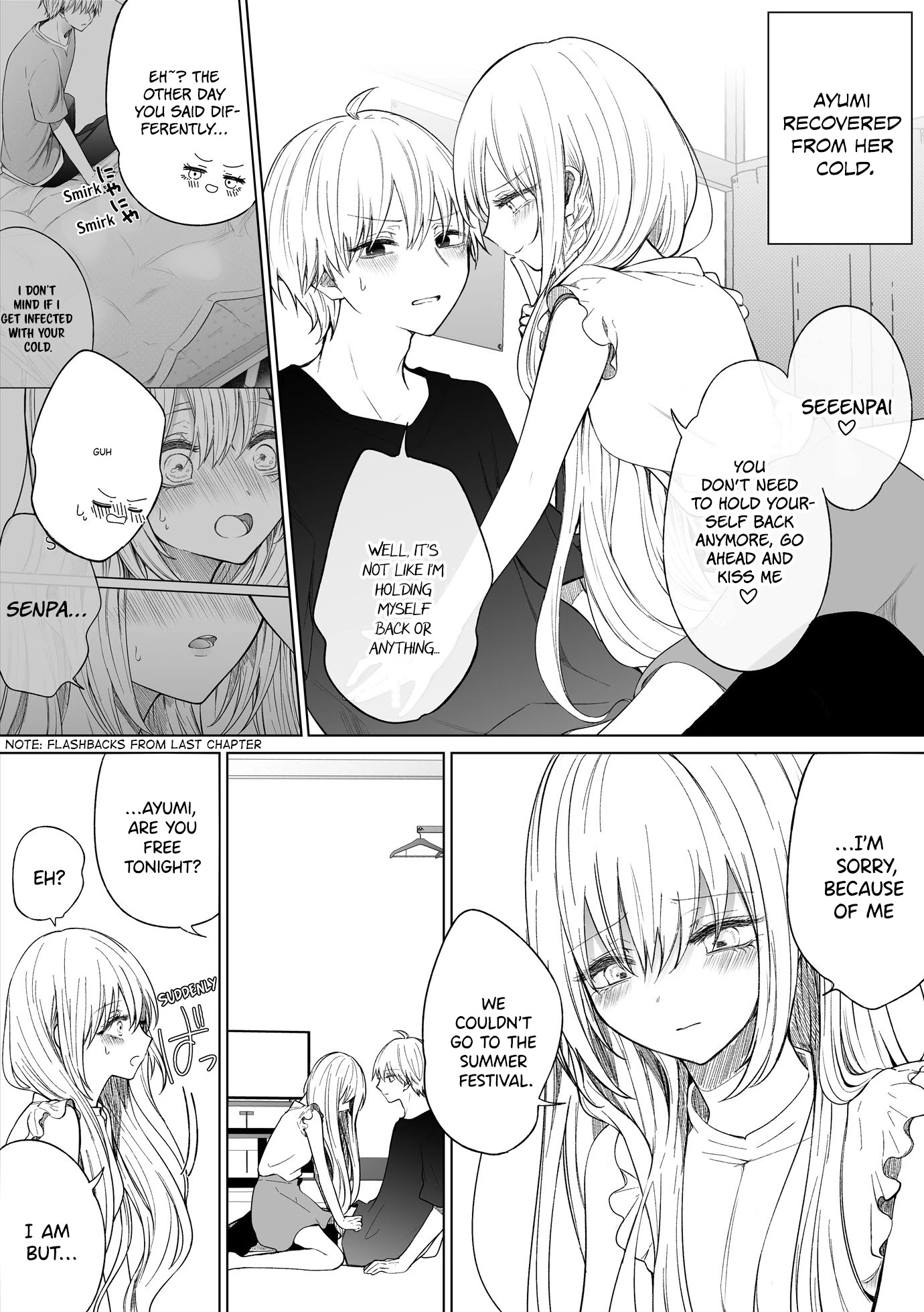 Ichizu de Bitch na Kouhai Chapter 105 page 1 - Chapter 105: Story Of Fireworks And Promises
