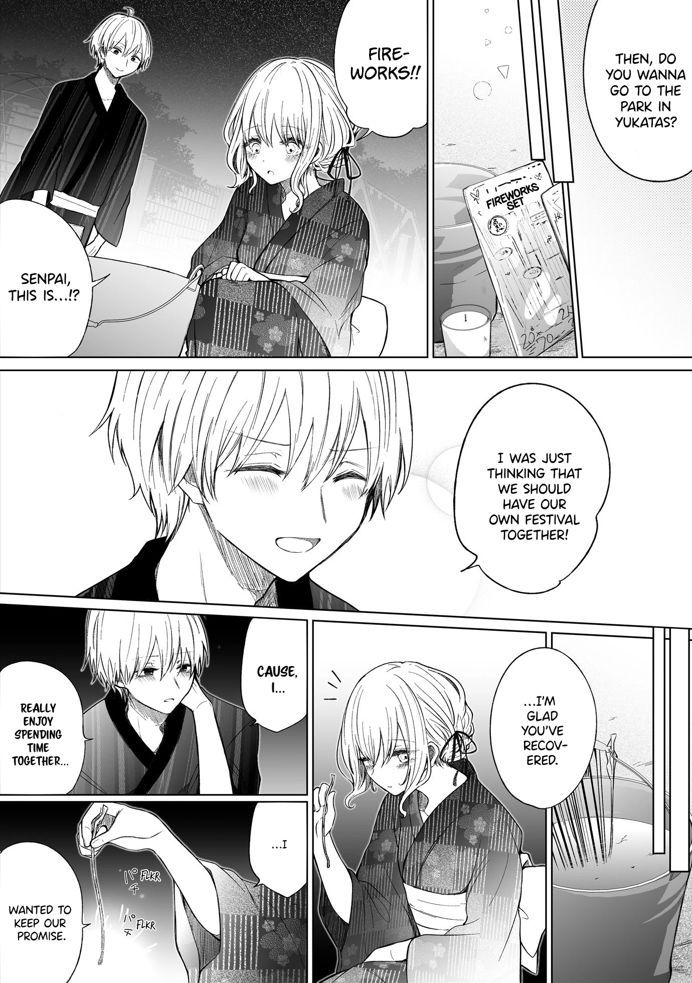 Ichizu de Bitch na Kouhai Chapter 105 page 2 - Chapter 105: Story Of Fireworks And Promises