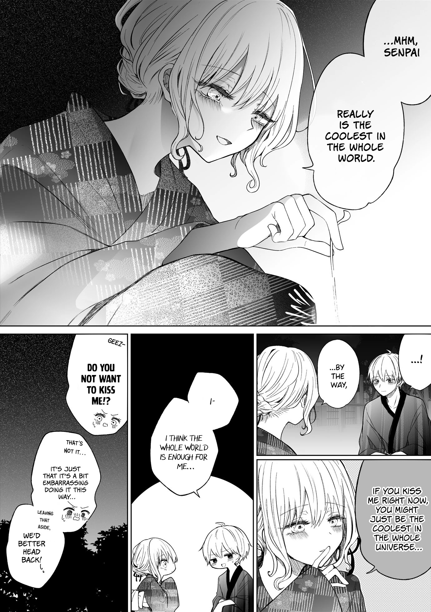 Ichizu de Bitch na Kouhai Chapter 105 page 4 - Chapter 105: Story Of Fireworks And Promises