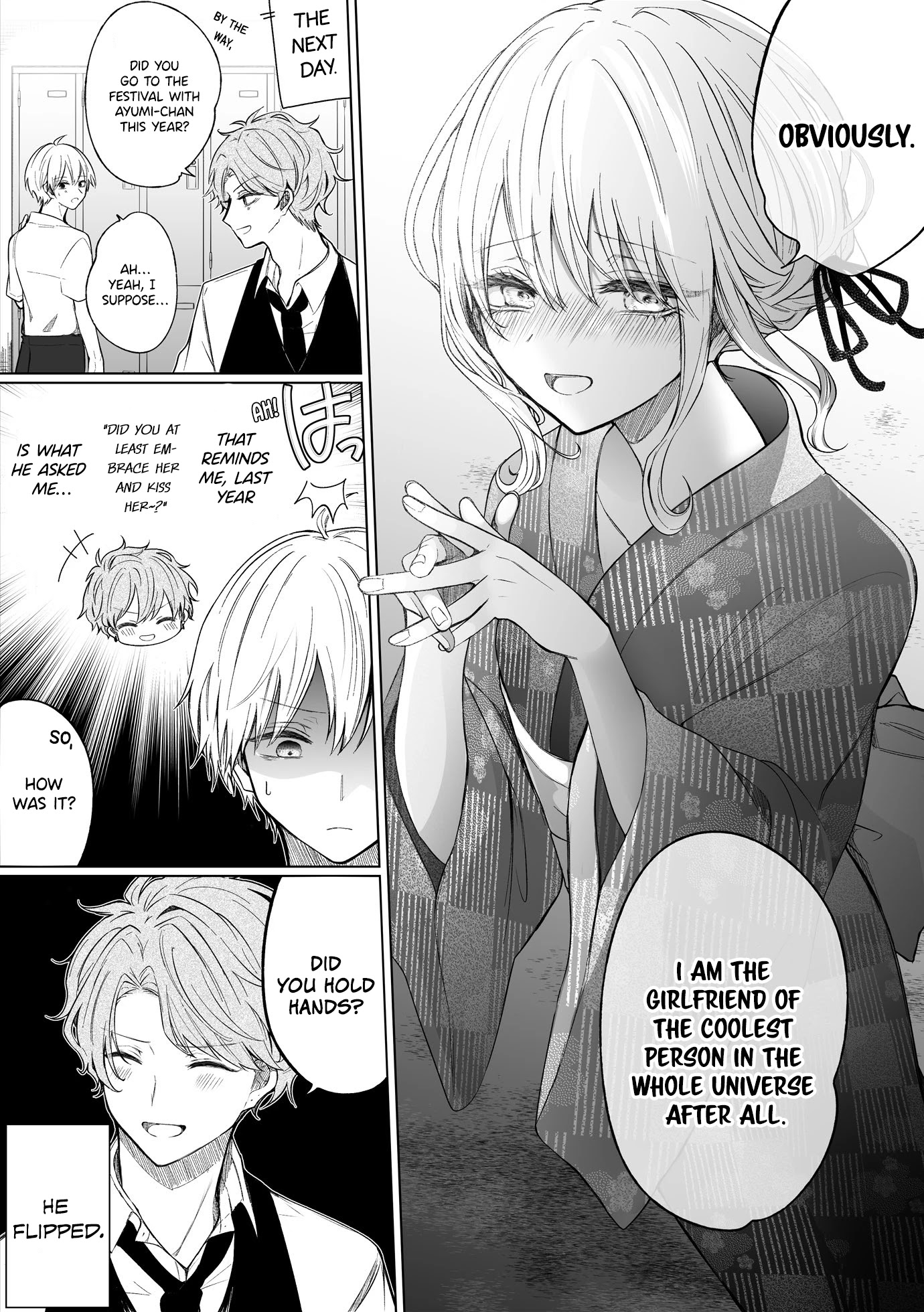 Ichizu de Bitch na Kouhai Chapter 105 page 7 - Chapter 105: Story Of Fireworks And Promises