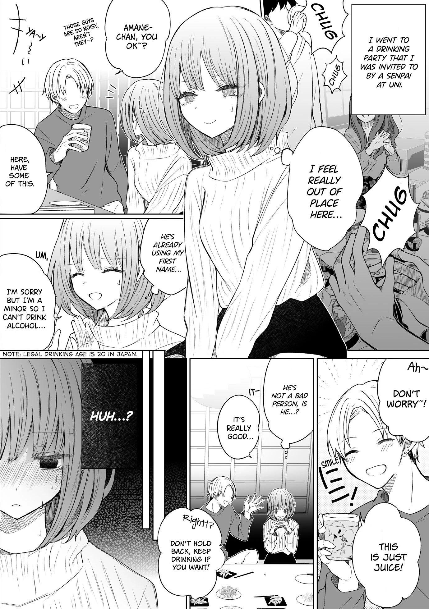 Ichizu de Bitch na Kouhai Chapter 107 page 1 - Chapter 107: Story Of A Female Uni Student Joining A Drinking Party