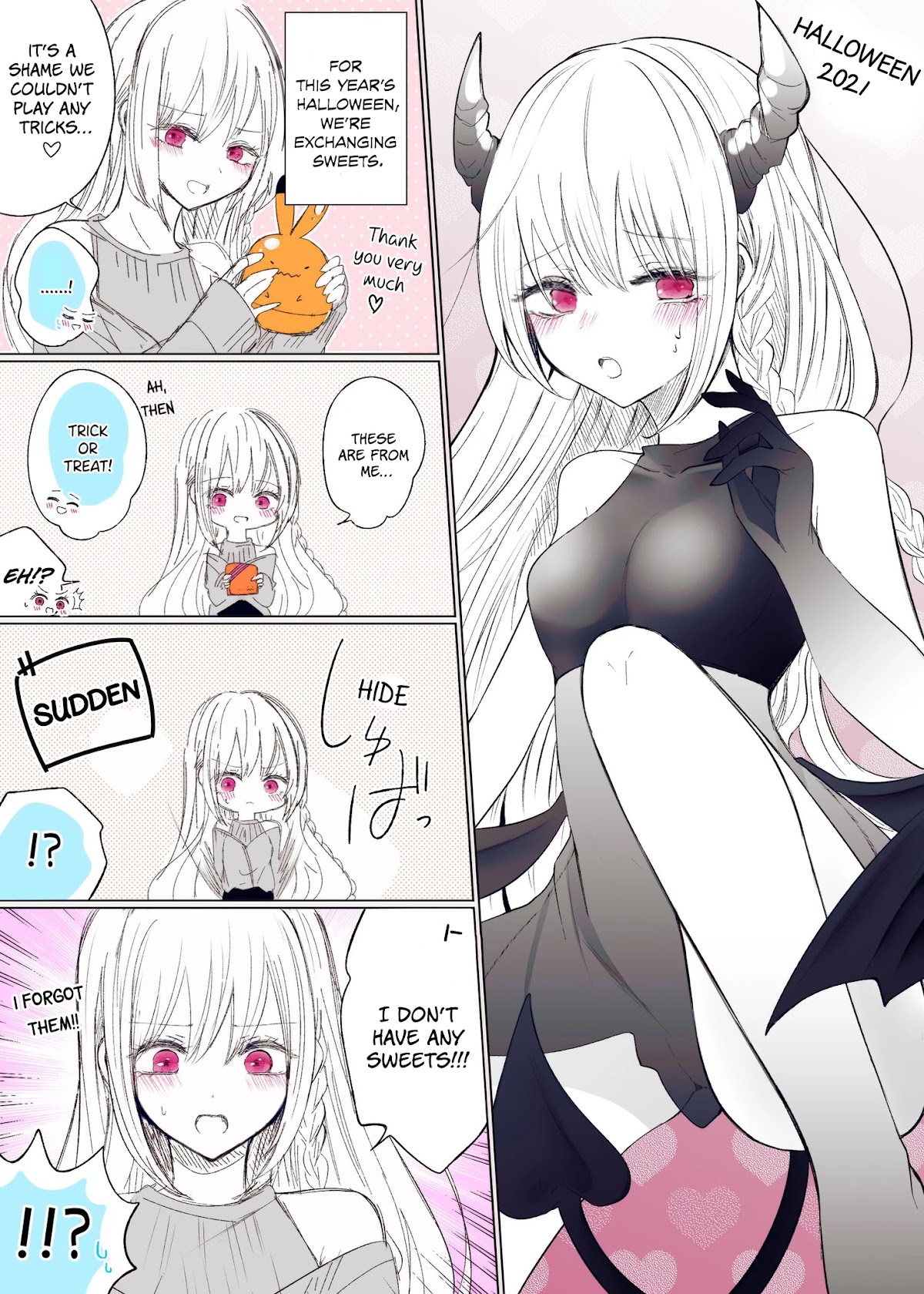 Ichizu de Bitch na Kouhai Chapter 108.5 page 1 - Chapter 108.5: Halloween!!! Let's Be Mischievous :: Twitter Extras