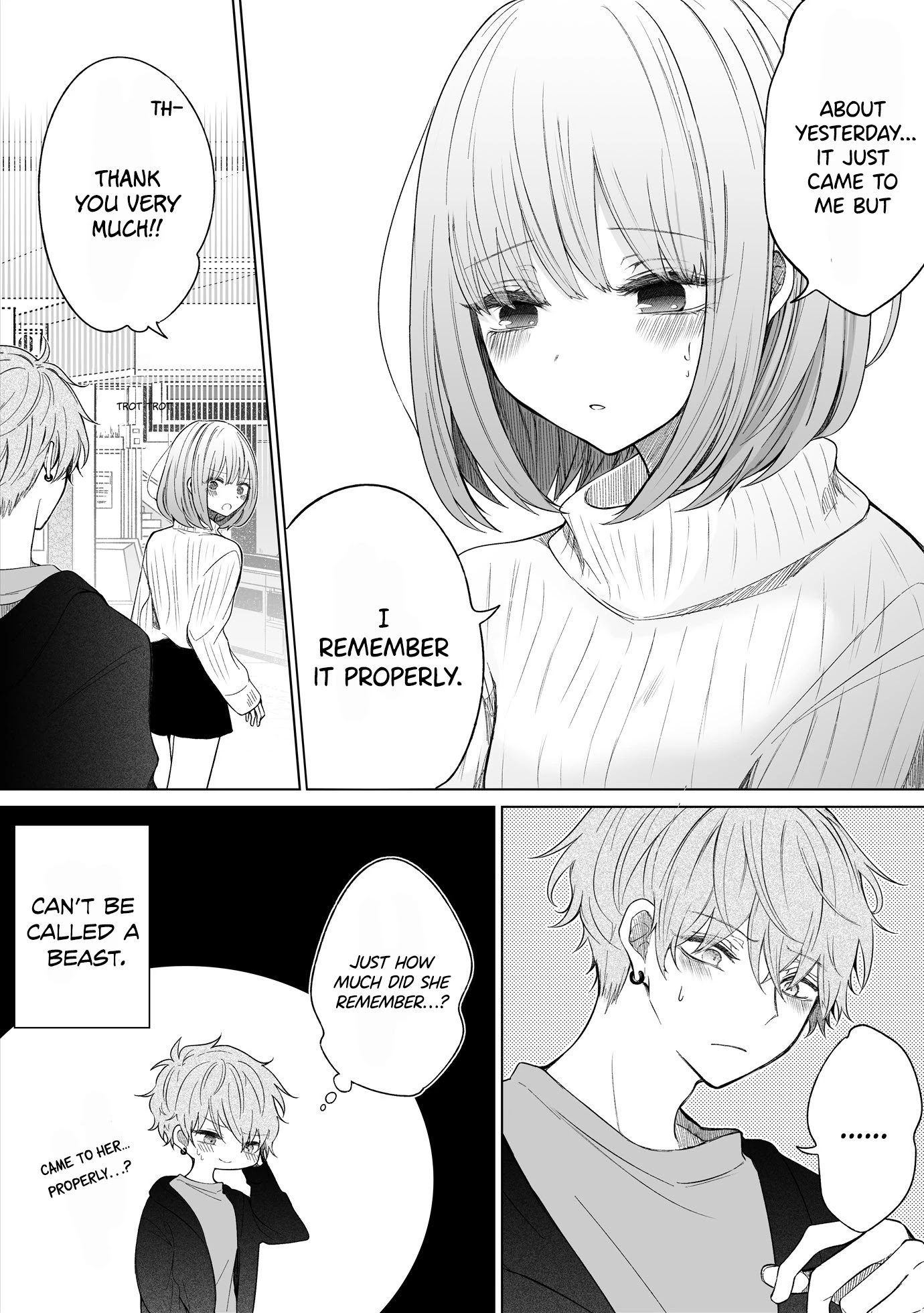 Ichizu de Bitch na Kouhai Chapter 109 page 4 - Chapter 109: Story Of Men Being A Beast(?)
