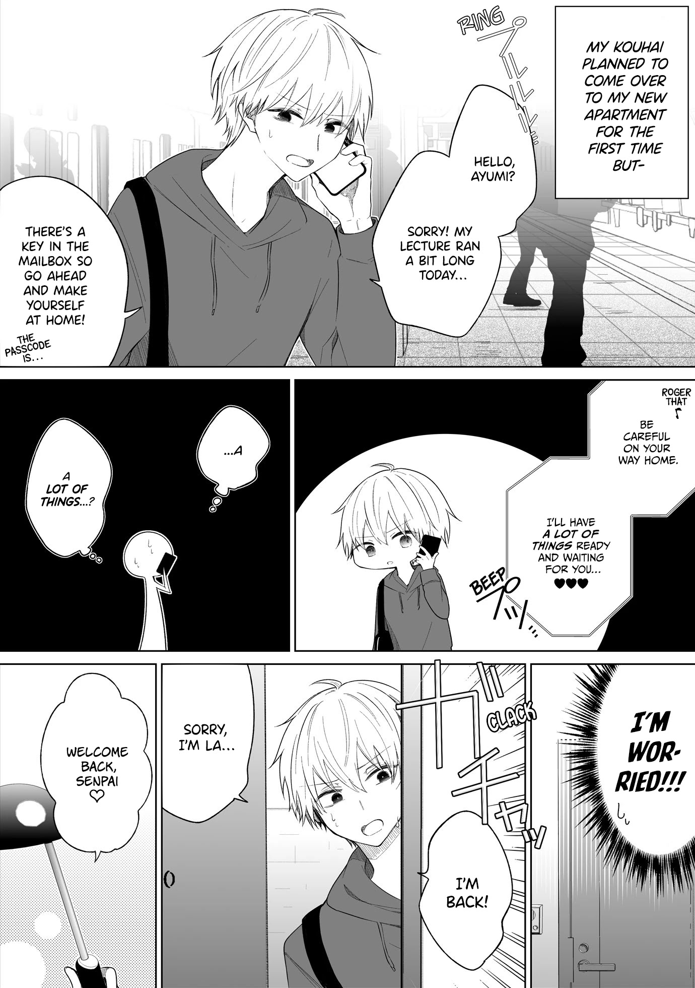 Ichizu de Bitch na Kouhai Chapter 110 page 1 - Chapter 110: Story Of Acting Like Newlyweds With The Girlfriend
