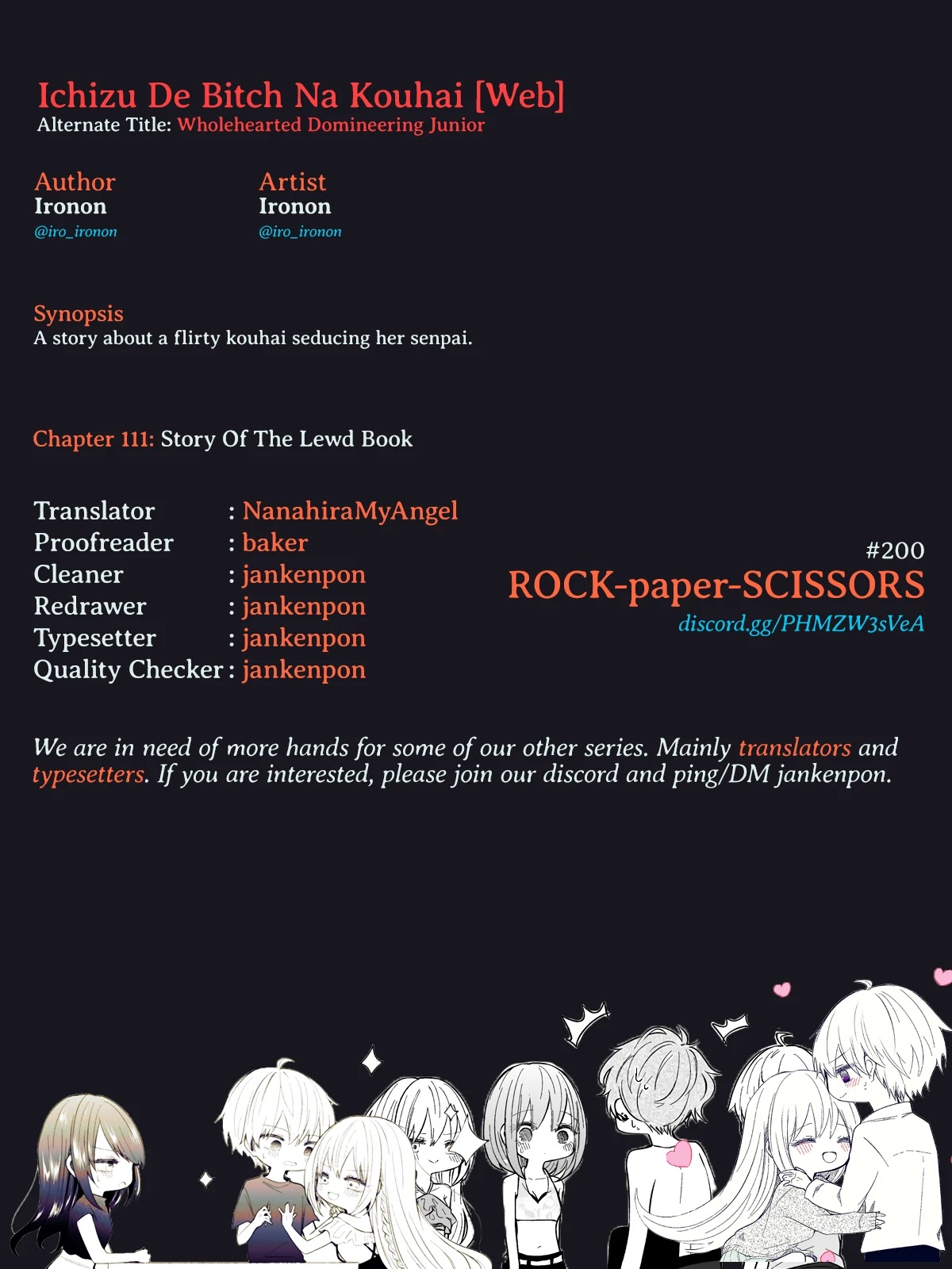 Ichizu de Bitch na Kouhai Chapter 111 page 5 - Chapter 111: Story Of The Lewd Book