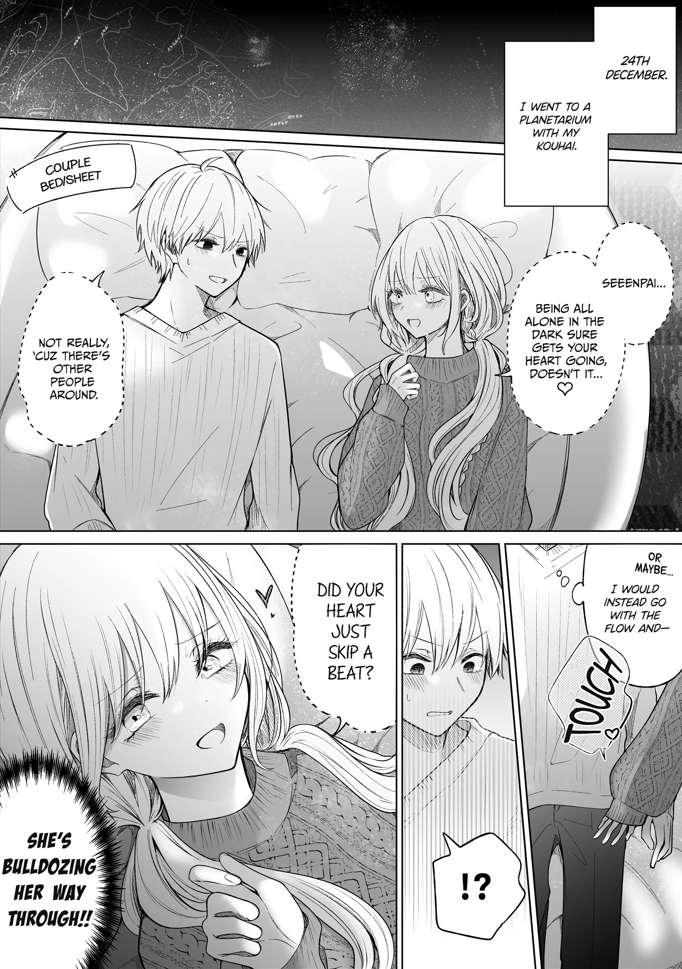 Ichizu de Bitch na Kouhai Chapter 113 page 1 - Chapter 113: Story Of Not Wanting To Go Home On Christmas Eve