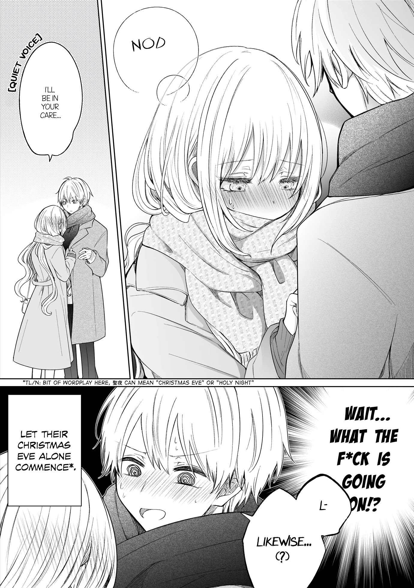 Ichizu de Bitch na Kouhai Chapter 113 page 4 - Chapter 113: Story Of Not Wanting To Go Home On Christmas Eve