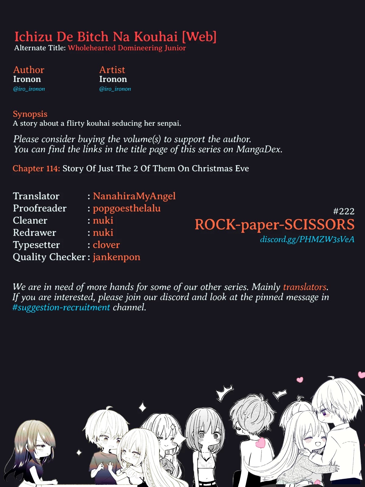 Ichizu de Bitch na Kouhai Chapter 114 page 7 - Chapter 114: Story Of Just The 2 Of Them On Christmas Eve