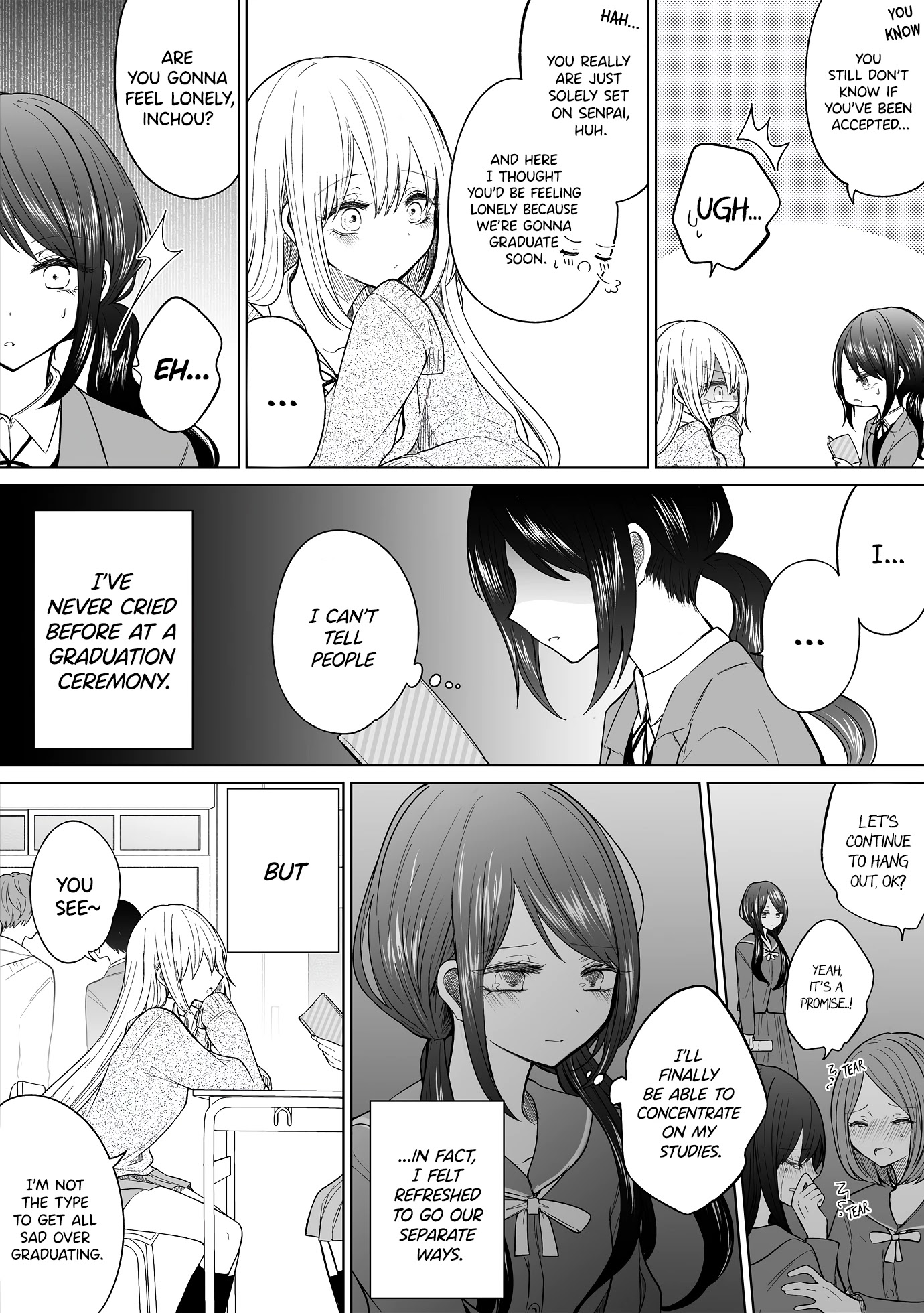Ichizu de Bitch na Kouhai Chapter 117 page 2 - Chapter 117: Story Of Graduation Closing In