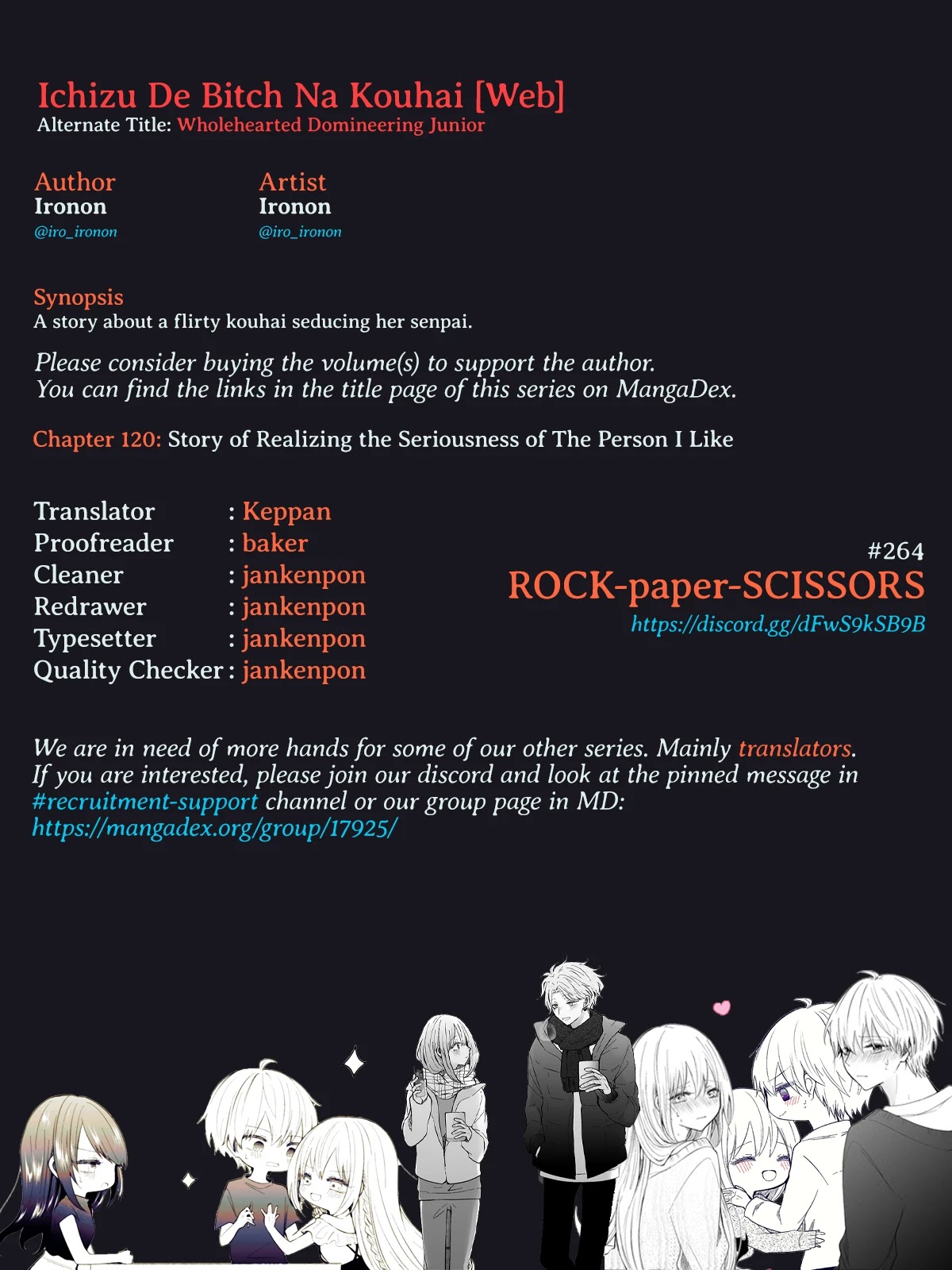 Ichizu de Bitch na Kouhai Chapter 120 page 5 - Chapter 120: Story of Realizing the Seriousness of The Person I Like