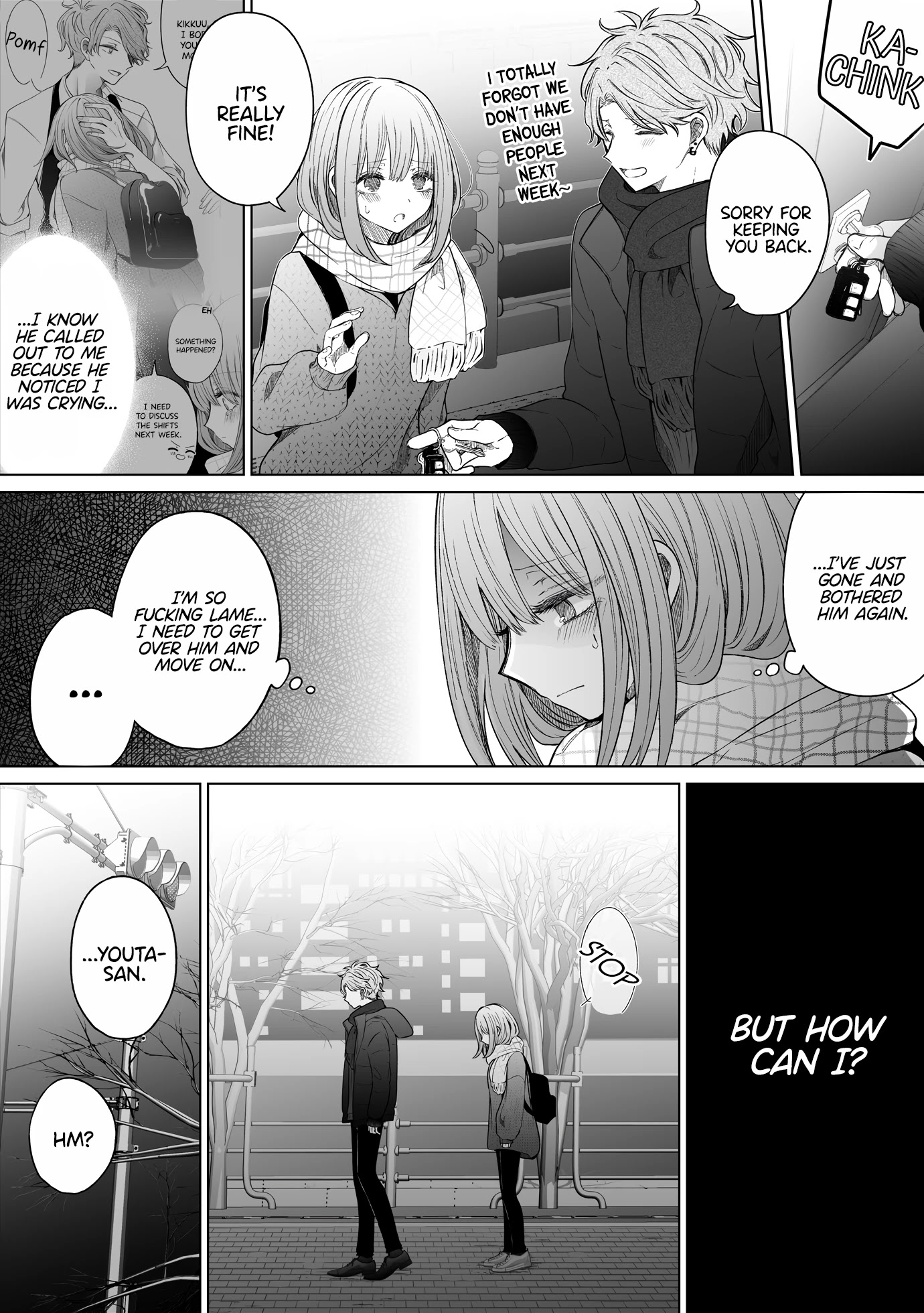 Ichizu de Bitch na Kouhai Chapter 121 page 1 - Chapter 121: Story of Wanting to Forget "Love"