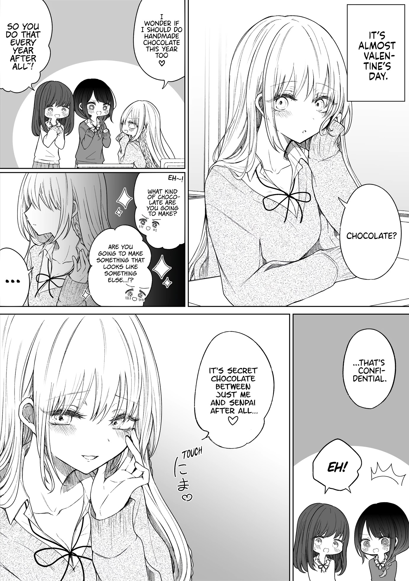 Ichizu de Bitch na Kouhai Chapter 122 page 1 - Chapter 122: Story Of Valentine And Handmade Chocolate