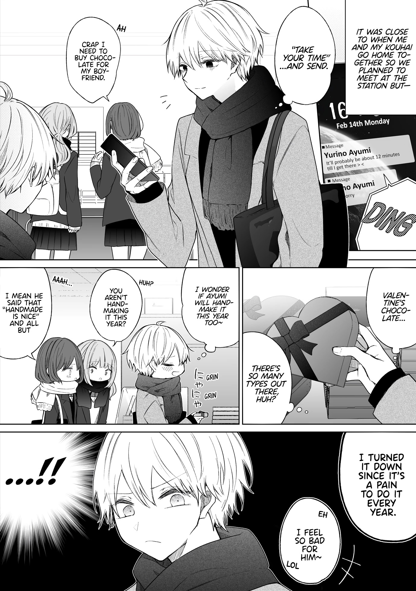 Ichizu de Bitch na Kouhai Chapter 123 page 1 - Chapter 123: Story Of The Possibility Of Not Getting Handmade Chocolate This Year