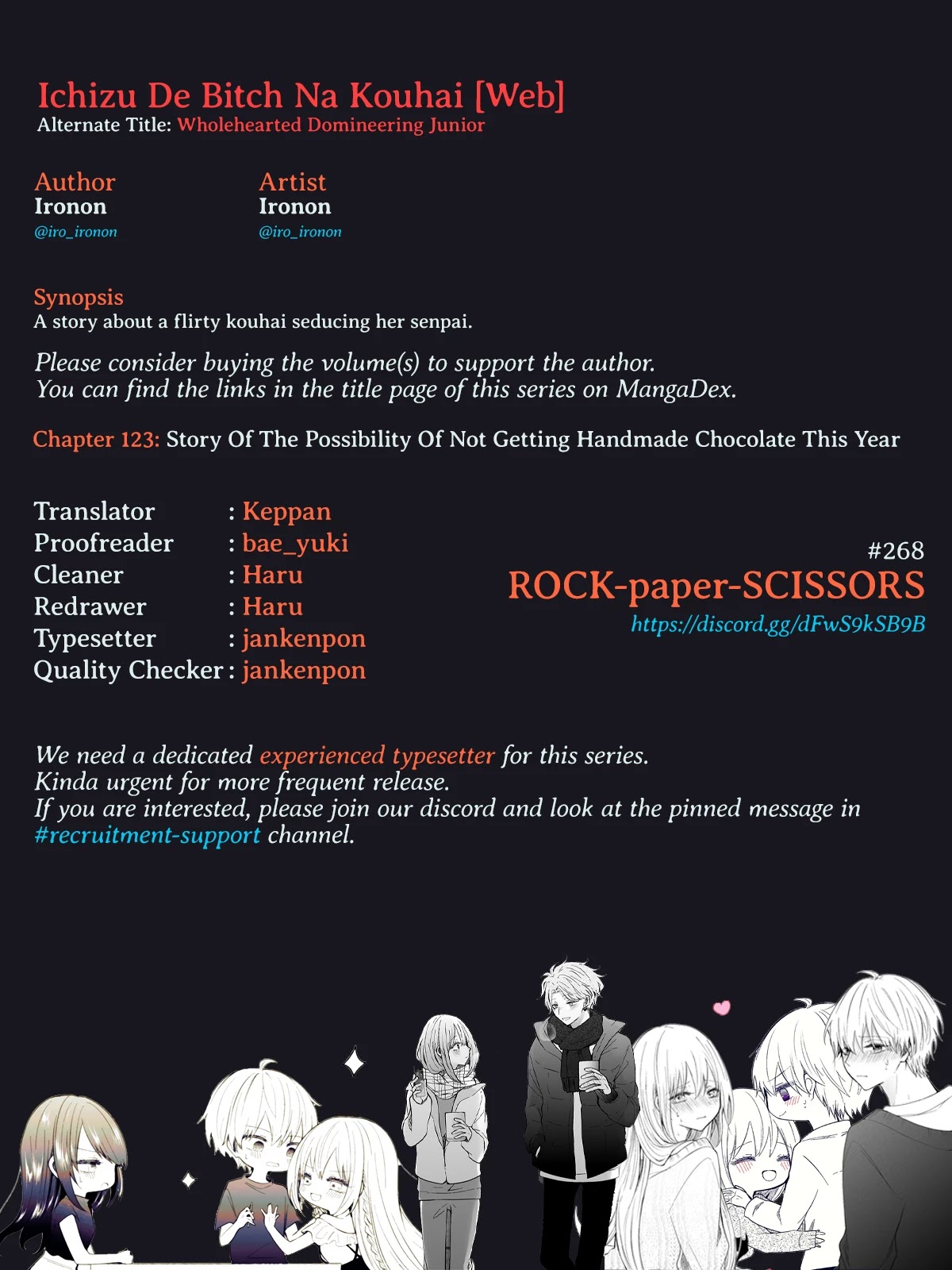 Ichizu de Bitch na Kouhai Chapter 123 page 5 - Chapter 123: Story Of The Possibility Of Not Getting Handmade Chocolate This Year