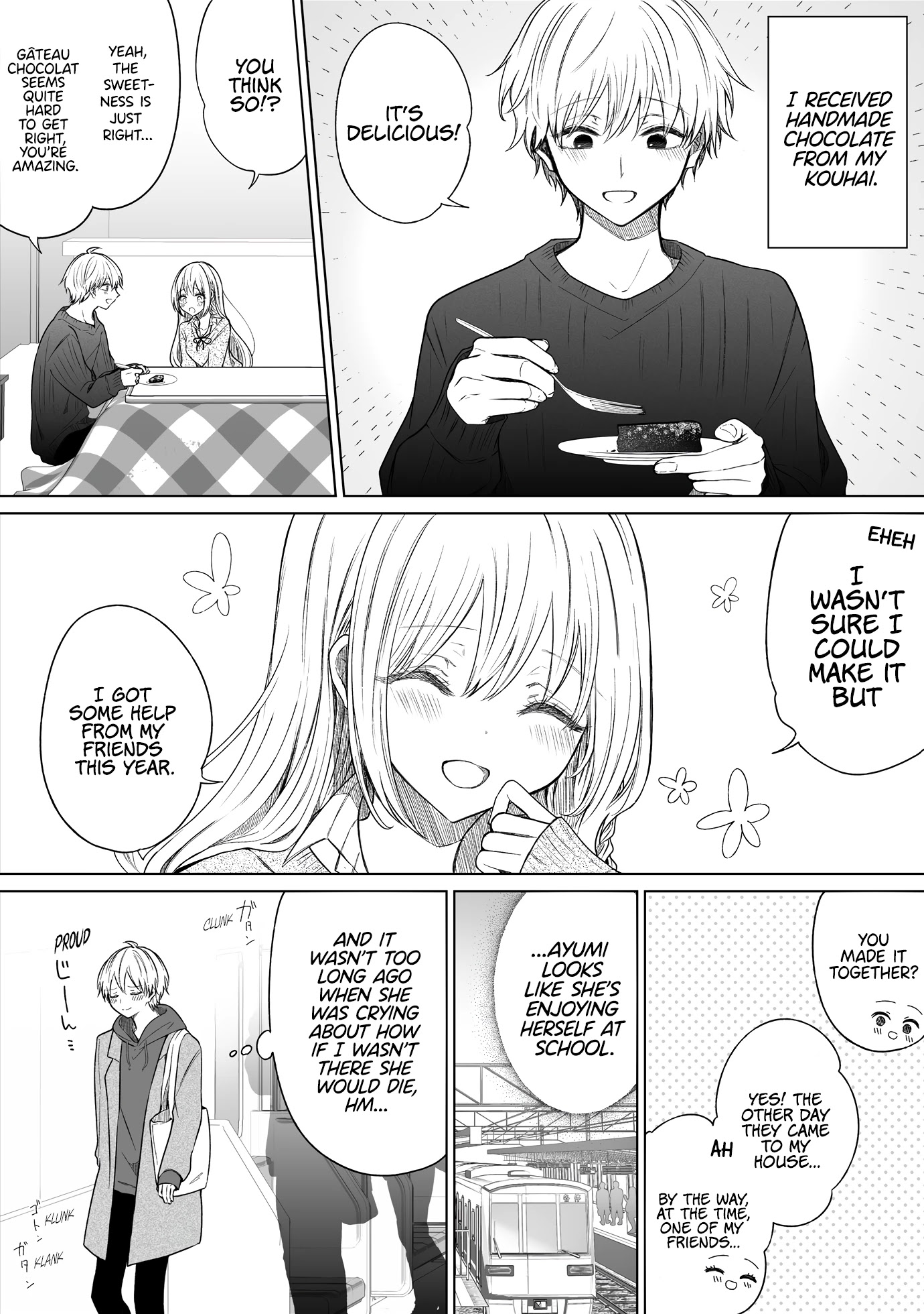Ichizu de Bitch na Kouhai Chapter 124 page 1 - Chapter 124: Story Of A Kouhai Who'd Die If Senpai Was Gone