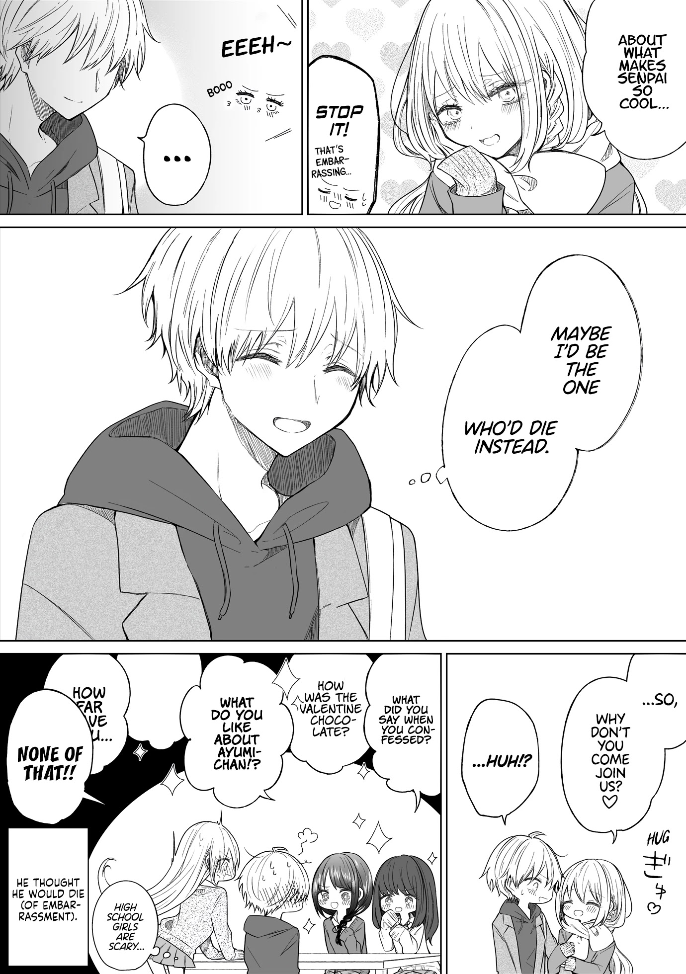 Ichizu de Bitch na Kouhai Chapter 124 page 4 - Chapter 124: Story Of A Kouhai Who'd Die If Senpai Was Gone