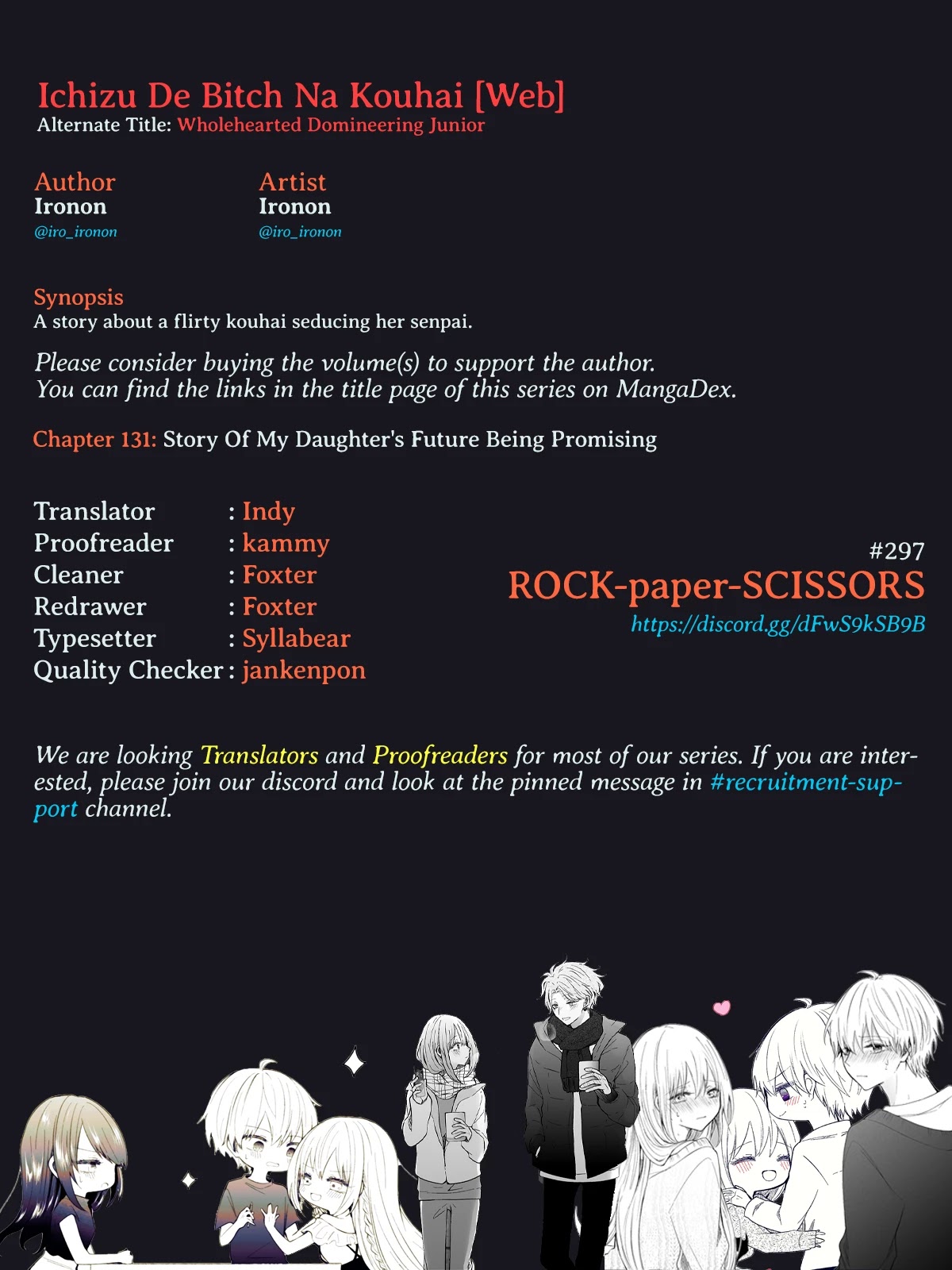 Ichizu de Bitch na Kouhai Chapter 131 page 5 - Chapter 131: Story Of My Daughter's Future Being Promising