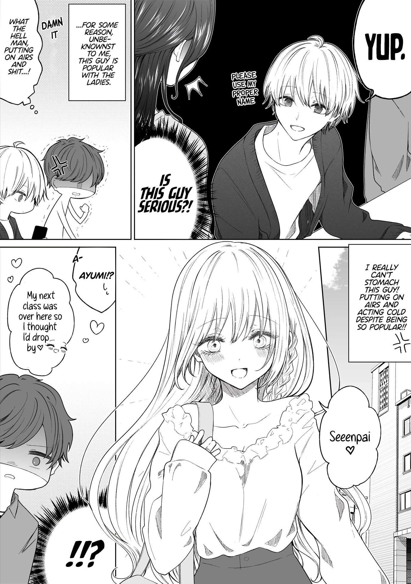 Ichizu de Bitch na Kouhai Chapter 132 page 2 - Chapter 132: Story Of The Unexpected Side Of The Guy I Can't Stomach