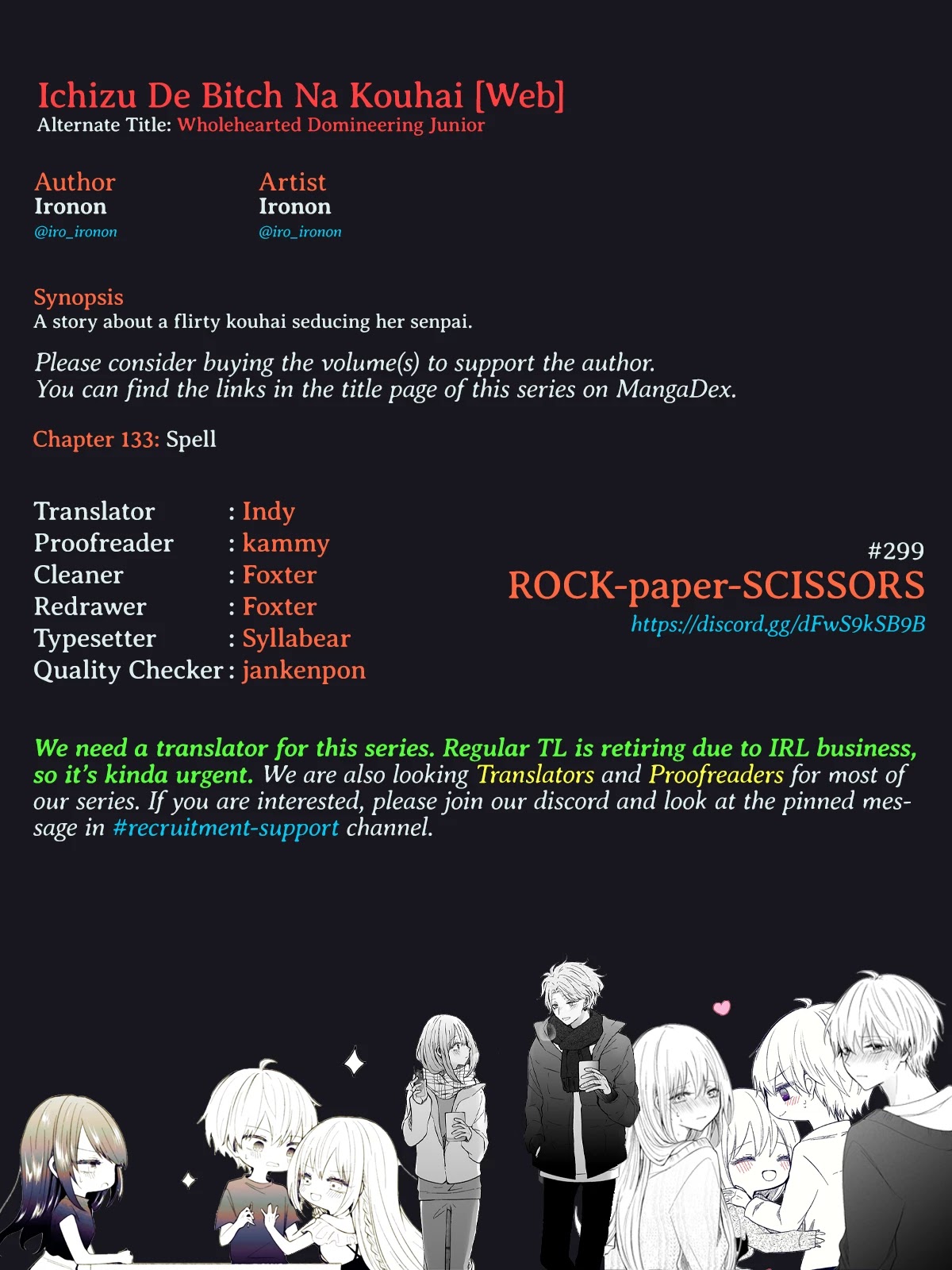 Ichizu de Bitch na Kouhai Chapter 133 page 5 - Chapter 133: Spell