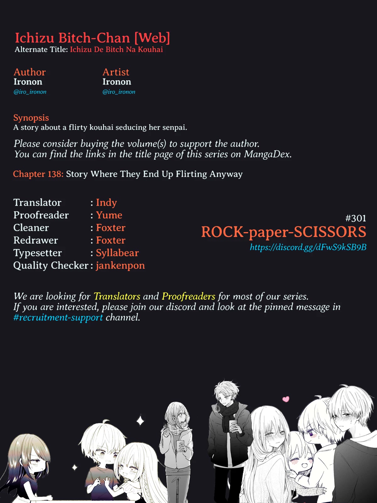 Ichizu de Bitch na Kouhai Chapter 134 page 6 - Chapter 134: Story Where They End Up Flirting Anyway