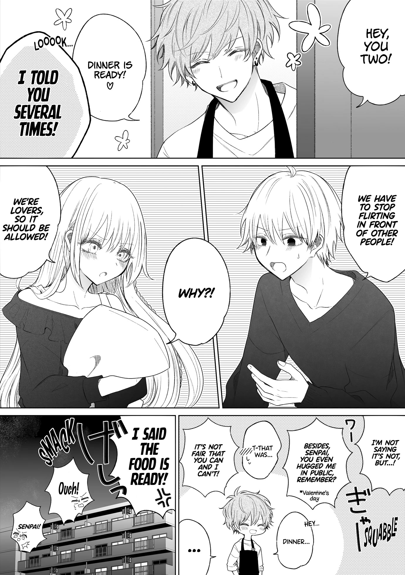 Ichizu de Bitch na Kouhai Chapter 137 page 1 - Chapter 137: Story About Wanting You to Worry About Me More